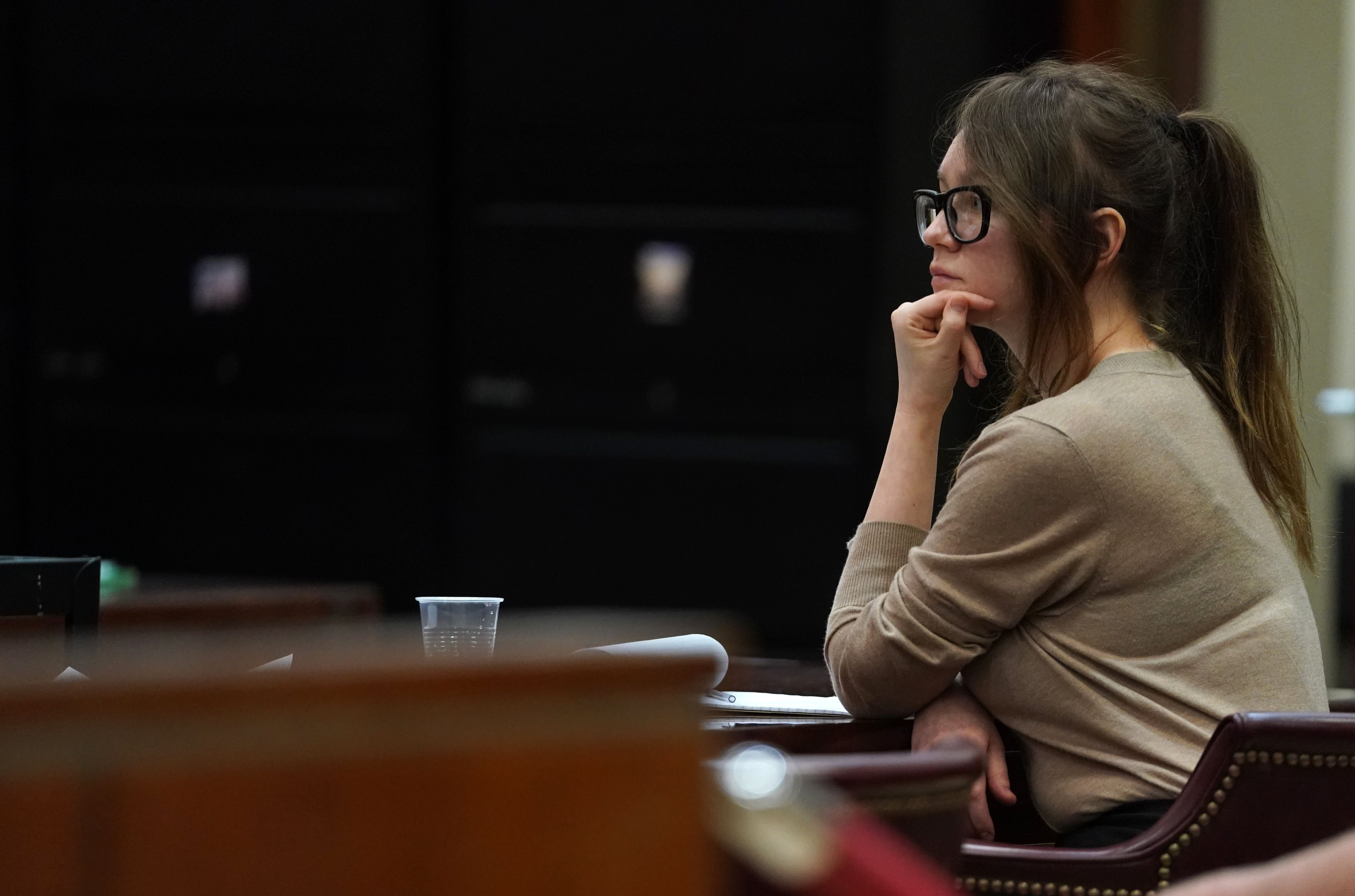 Anna Sorokin is pictured in the courtroom during her trial at New York State Supreme Court | Source: Getty Images