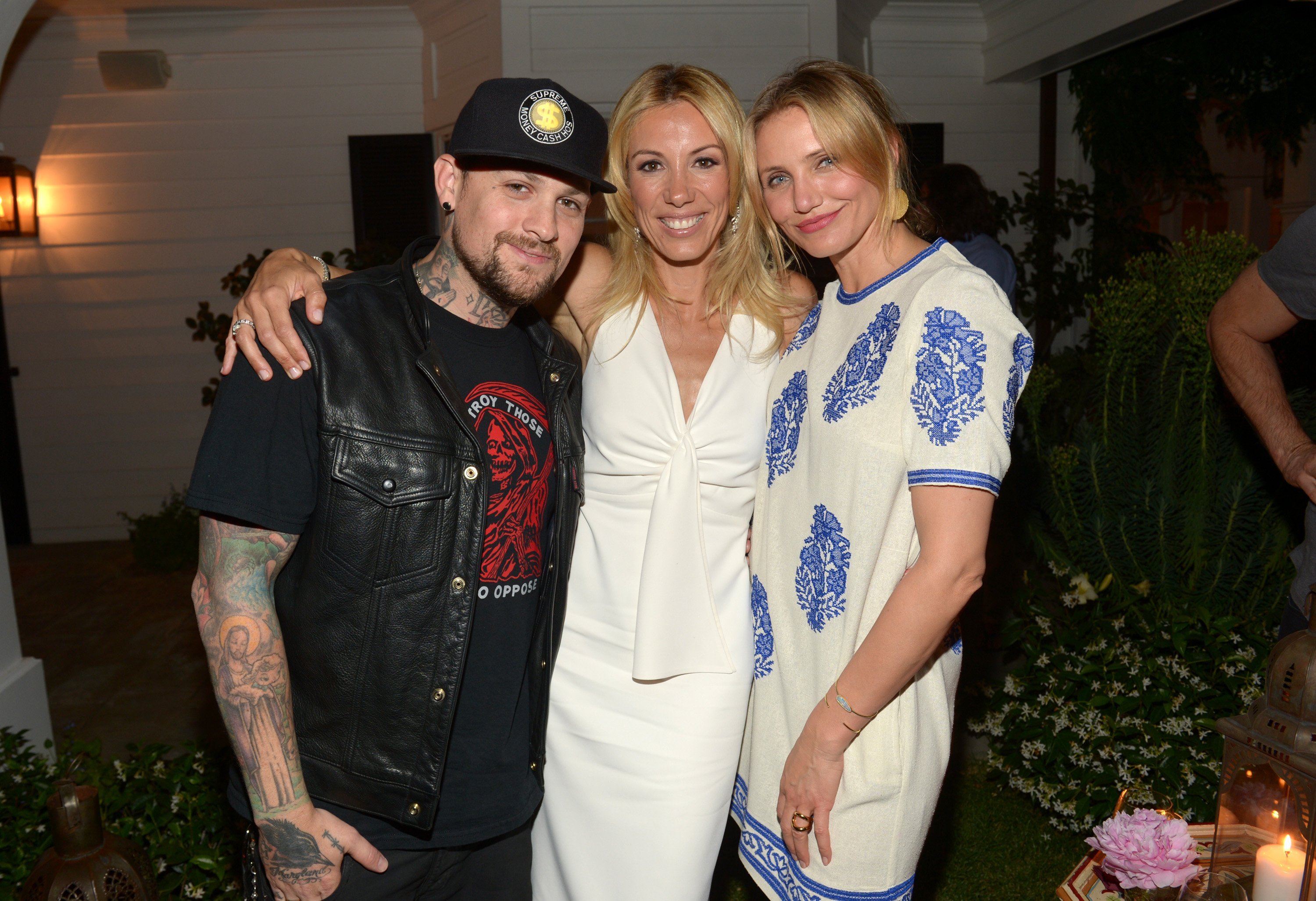  Benji Madden, author Vicky Vlachonis, and actress Cameron Diaz celebrate the launch of The Body Doesn't Lie by Vicky Vlachonis on May 15, 2014, in Los Angeles, California. | Source: Getty Images.