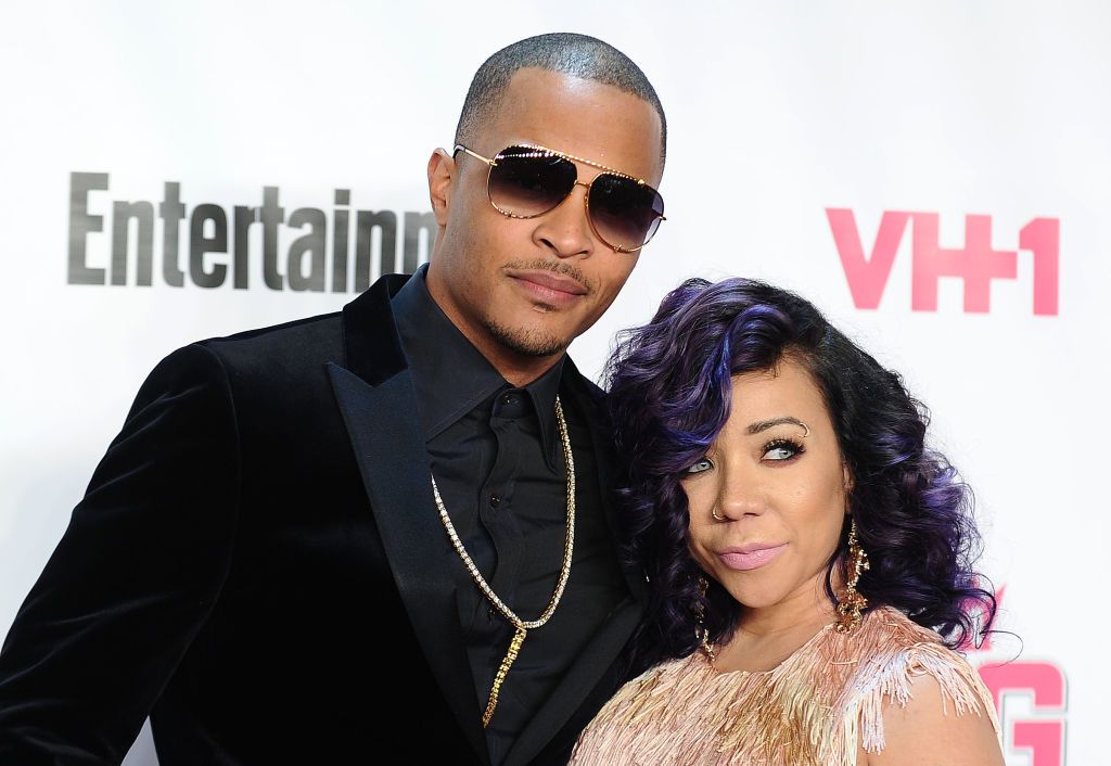 T.I. and Tiny Harris during the VH1 Big In 2015 with Entertainment Weekly Awards at Pacific Design Center on November 15, 2015 in West Hollywood, California. | Source: Getty Images