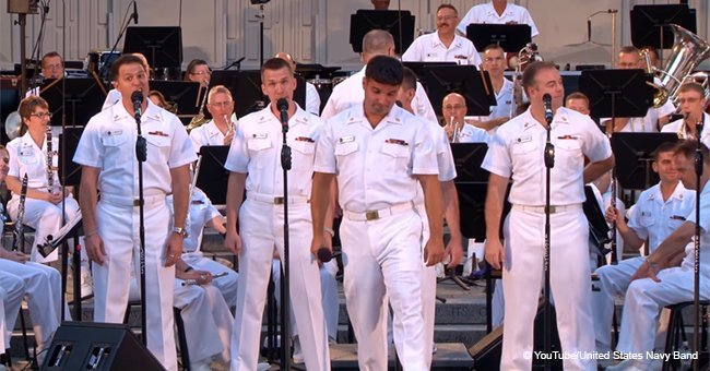 Official Navy band wow the crowd with performance of 'Jersey Boys'