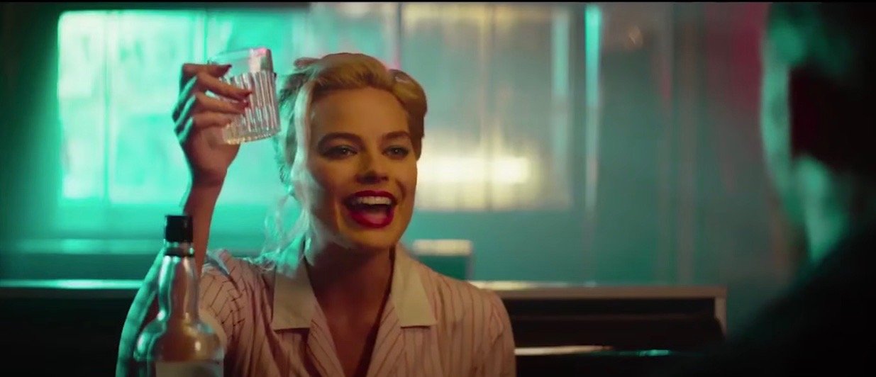 Margot Robbie in a scene from "Terminal." | Source: YouTube/@OneMedia.