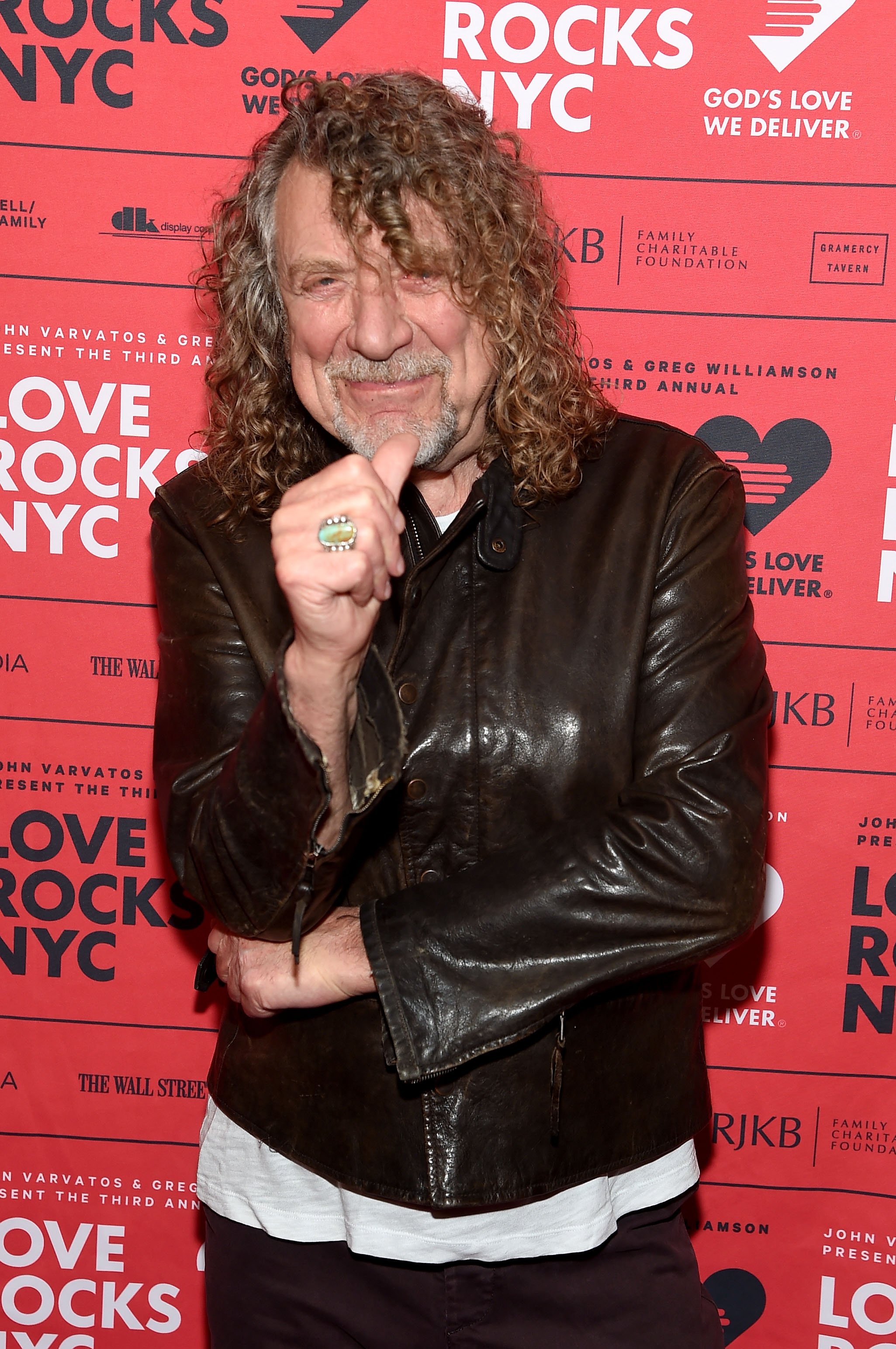 Robert Plant at the Third Annual Love Rocks NYC Benefit Concert on March 7, 2019, in New York | Source: Getty Images