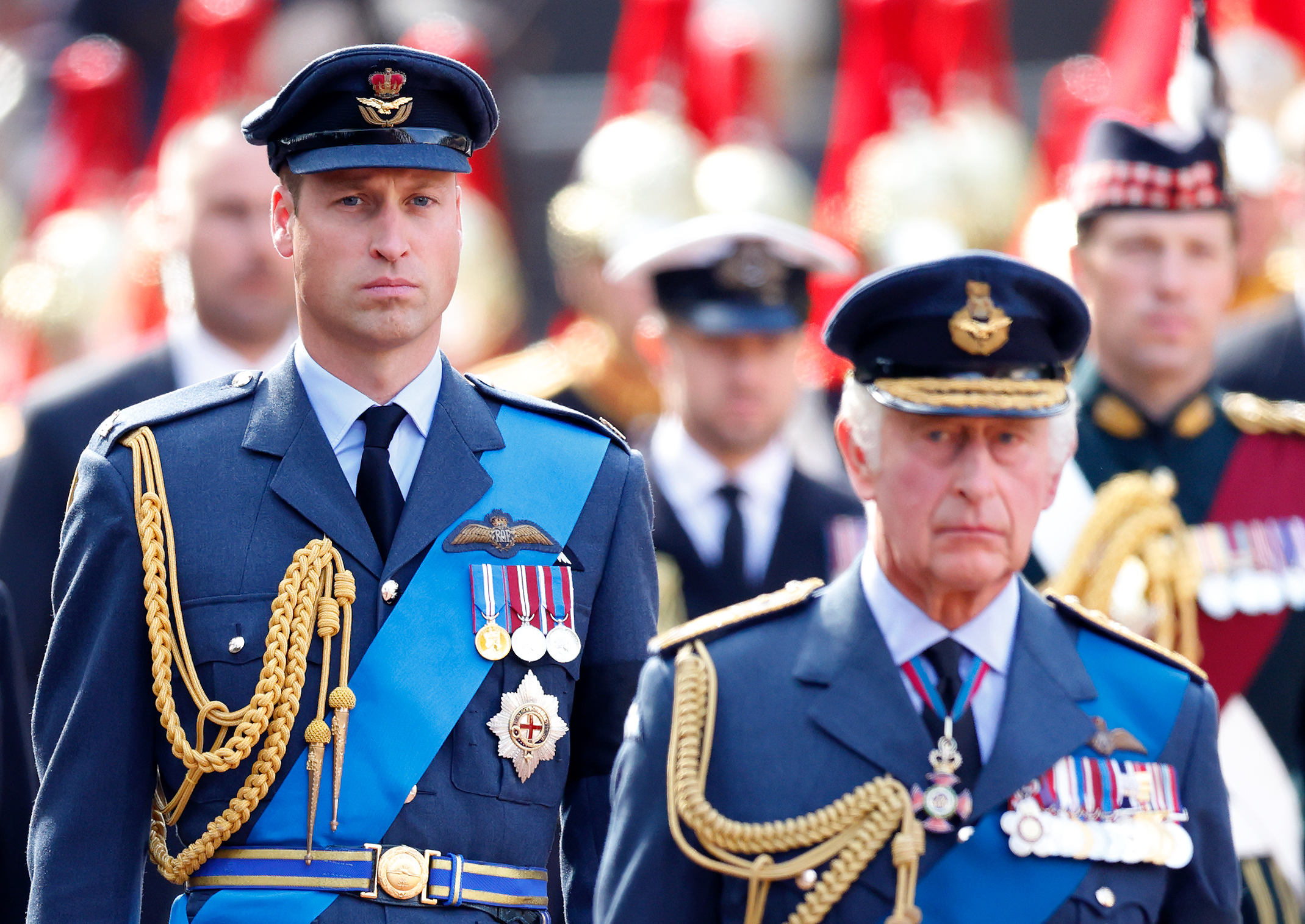 Prince William and King Charles III on September 14, 2022, in London, United Kingdom. | Source: Getty Images