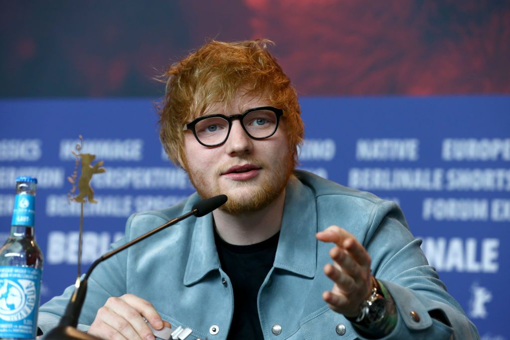  Ed Sheeran at the 'Songwriter' press conference during the 68th Berlinale International Film Festival Berlin at Grand Hyatt Hotel in Berlin, Germany | Photo: Thomas Niedermueller/Getty Images