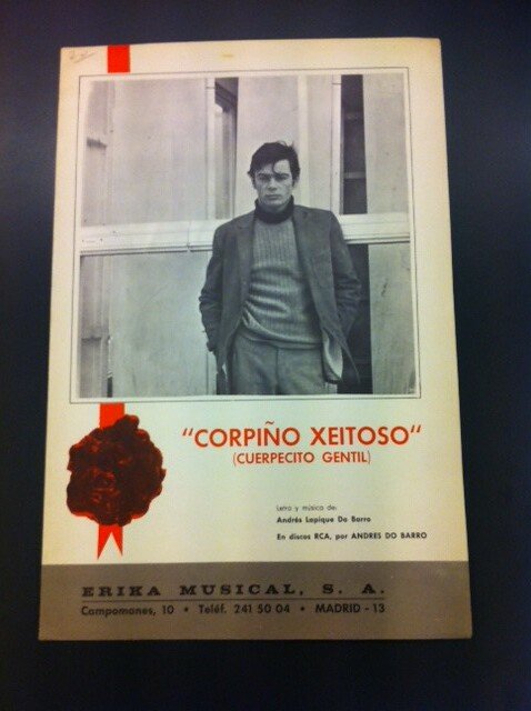 Corpiño Xeitoso, uno de los más grandes éxitos de Andrés do Barro. | Foto: Flickr Corpiño Xeitoso, uno de los más grandes éxitos de Andrés do Barro. | Foto: Flickr