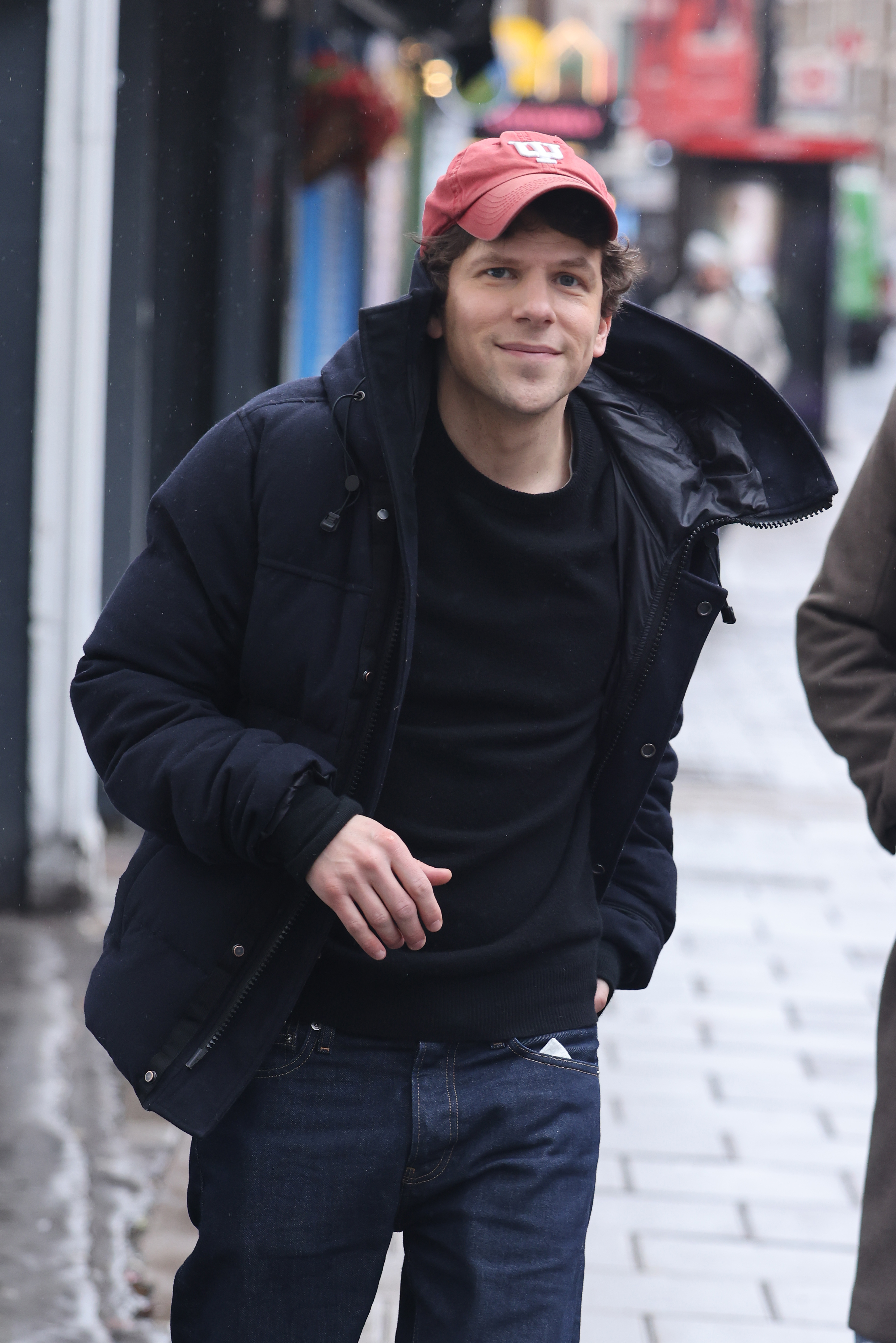 Jesse Eisenberg spotted out in London, England on January 31, 2025. | Source: Getty Images