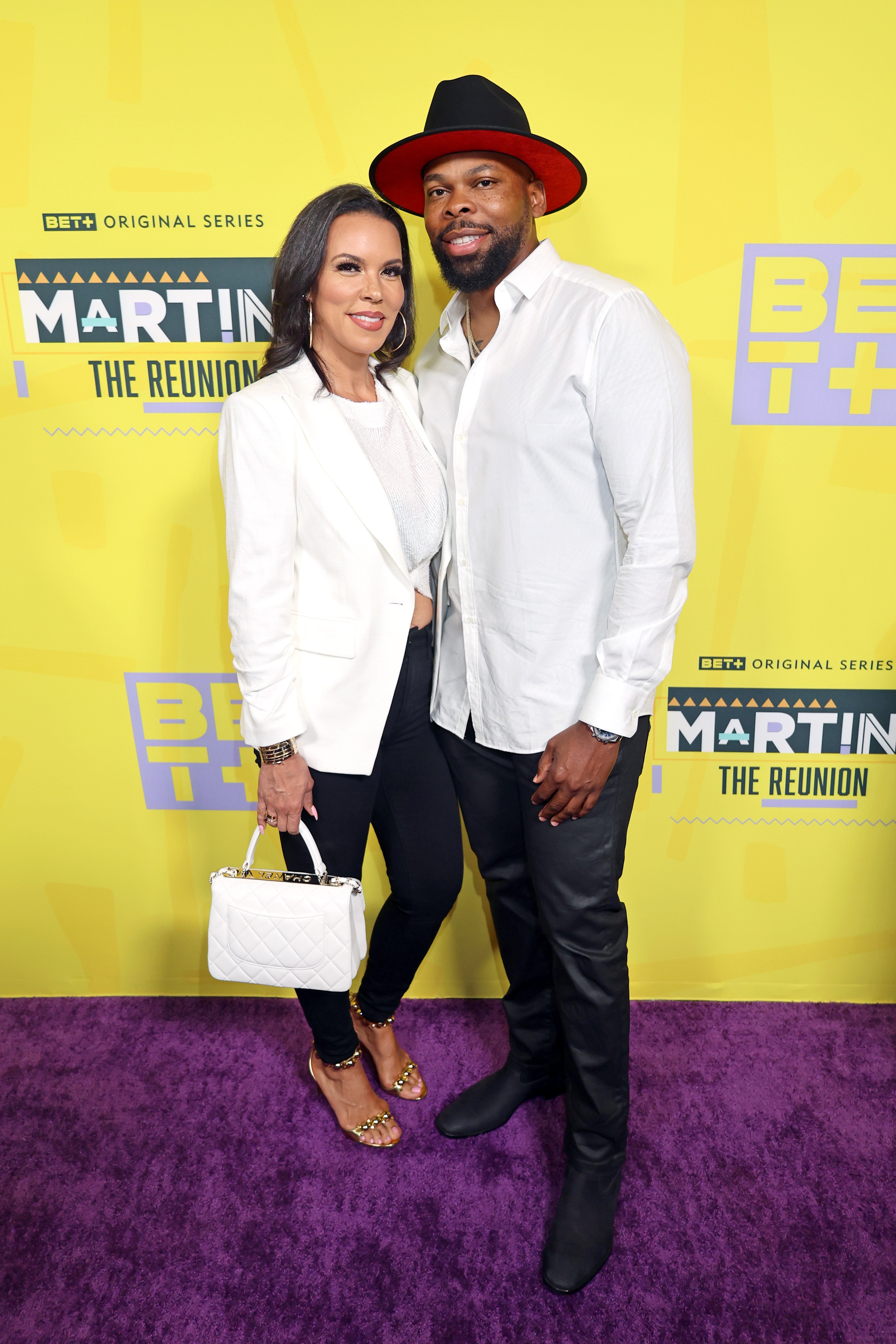 Shamicka Gibbs and Antwuan "Ace" Hill pose at the "Martin: The Reunion" Private Screening and Experience on June 15, 2022, in Los Angeles, California | Source: Getty Images