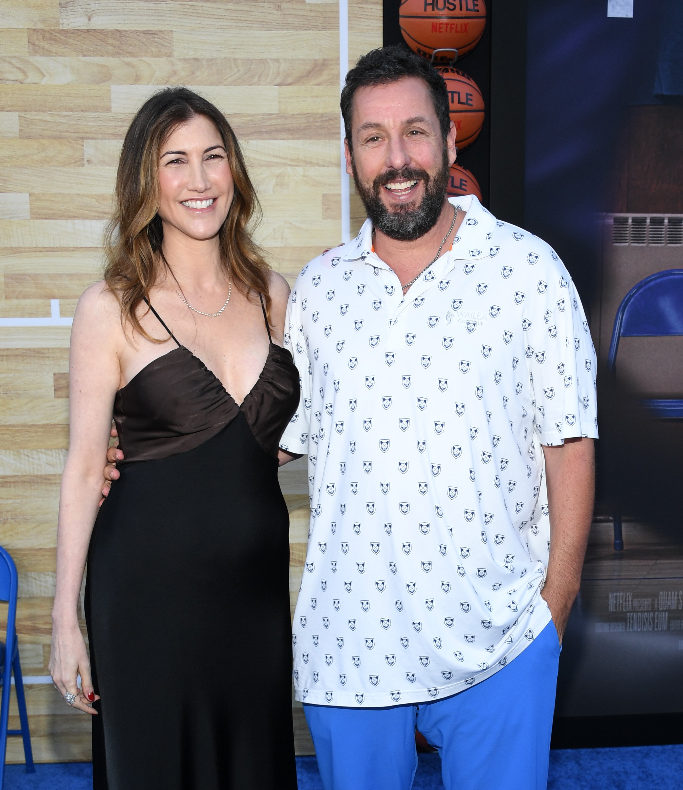 Jackie Sandler and Adam Sandler at the Netflix World Premiere of "Hustle" on June 1, 2022 | Source: Getty Images