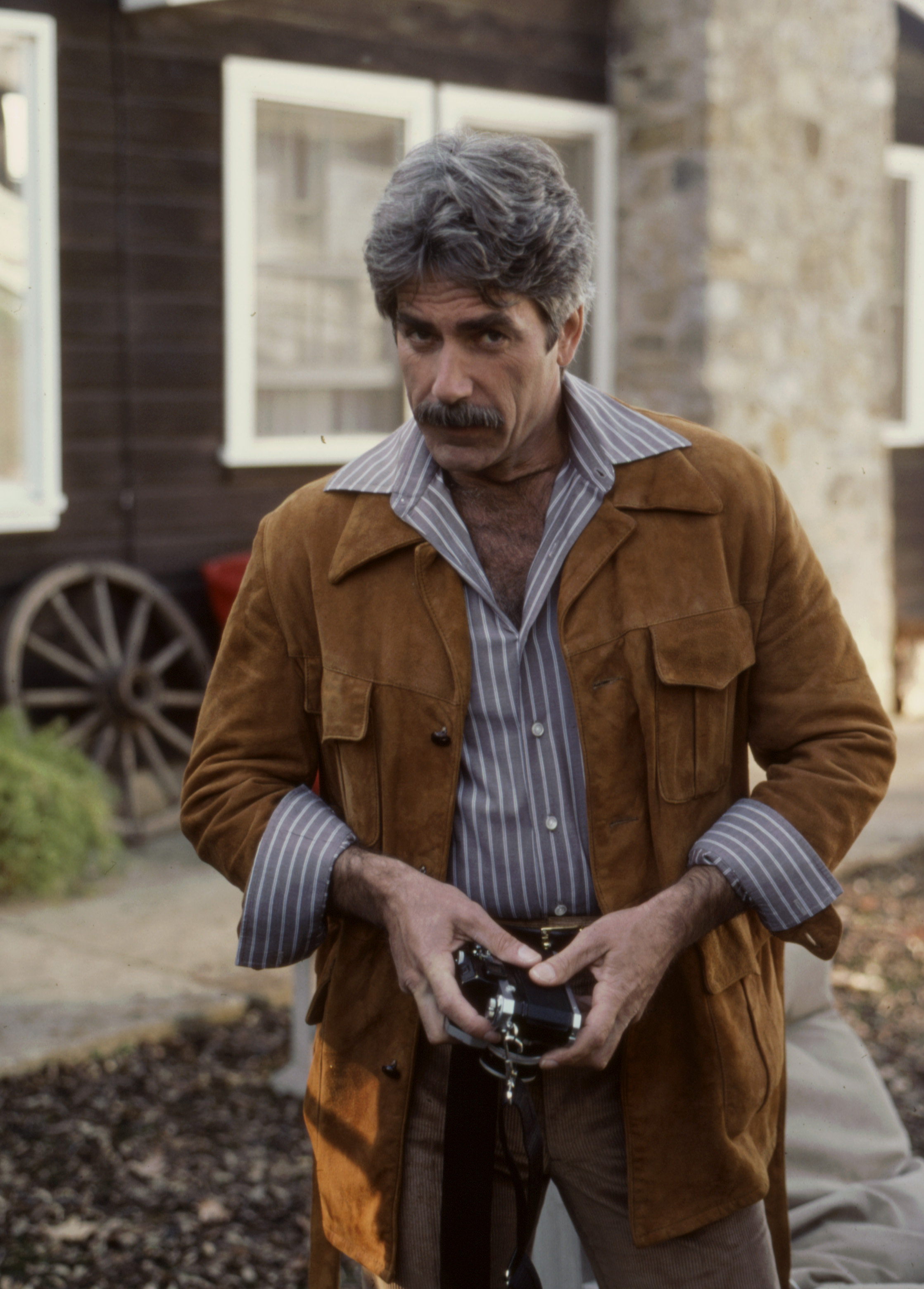 Sam Elliott appearing in the film "'A Death in California" on May 12, 1985 | Source: Getty Images
