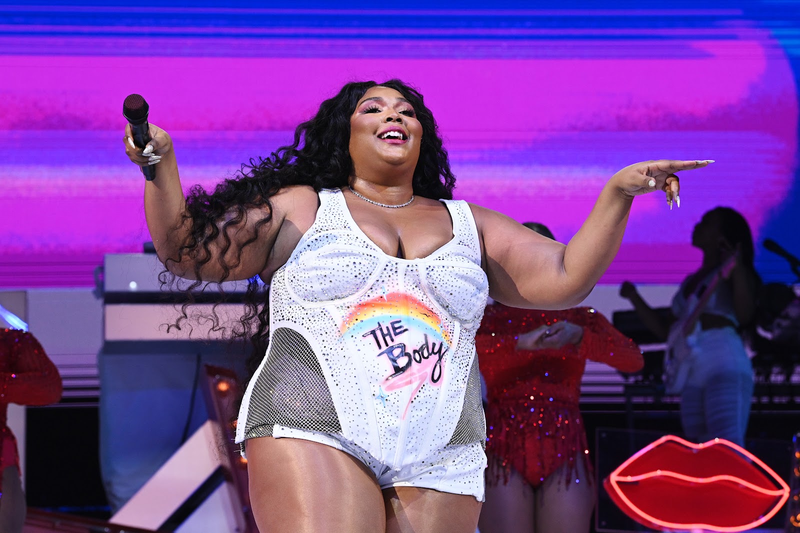 Lizzo performs live from Miami Beach on December 4, 2021, in Miami Beach, Florida. | Source: Getty Images