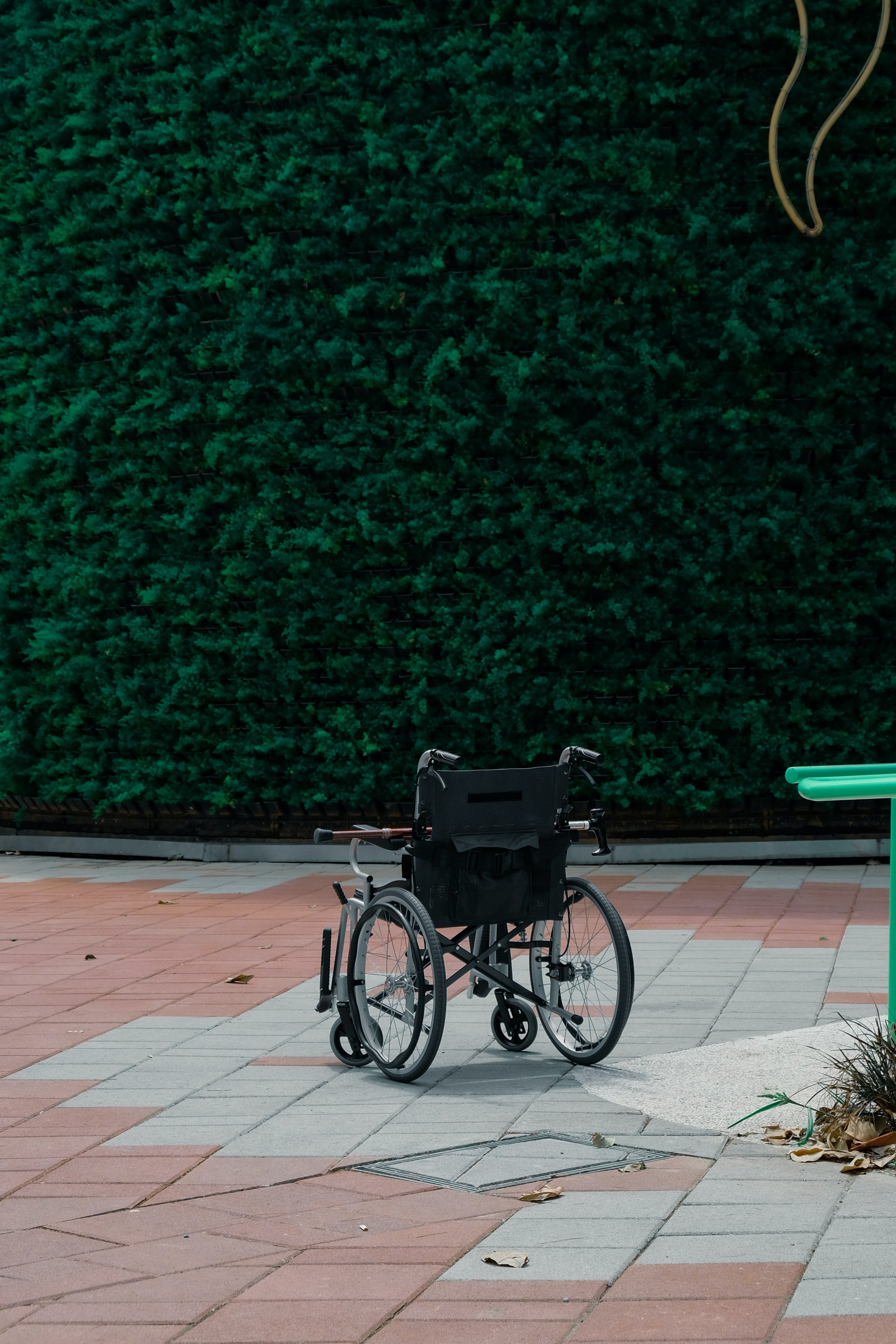 The firefighters gifted Amy’s father a brand new semi-automatic wheelchair. | Source: Unsplash/Henry & Co.