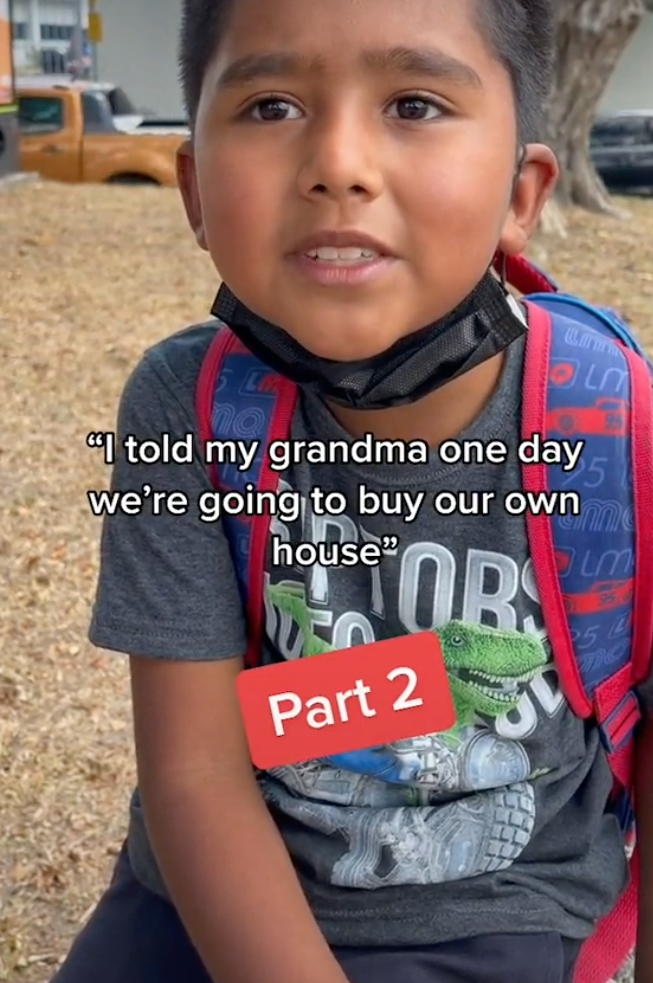 Ernesto wollte ein großes Haus für sich und seine Großmutter. | Quelle: TikTok.com/murphslife