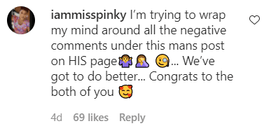 Fan's reaction to a picture posted by Niko Khale on Instagram | Photo: Instagram.com/nikokhale