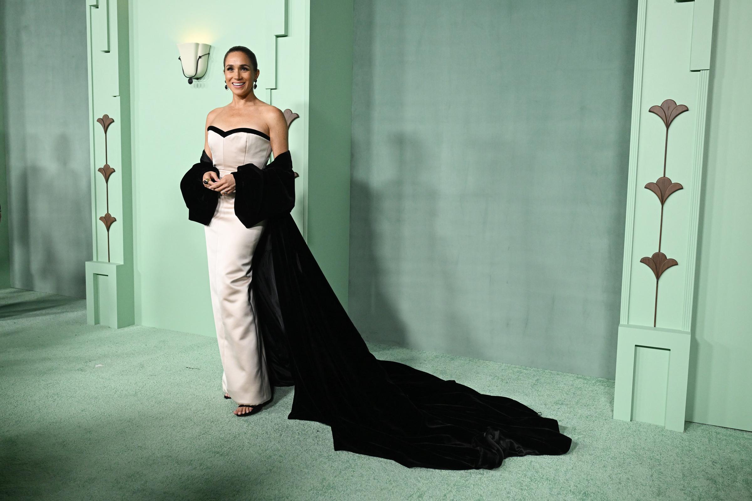 Meghan, Duchess of Sussex at the 2026 Fifteen Percent Pledge Fundraising Gala held at Paramount Studios on February 7, 2026 in Los Angeles, California. | Source: Getty Images