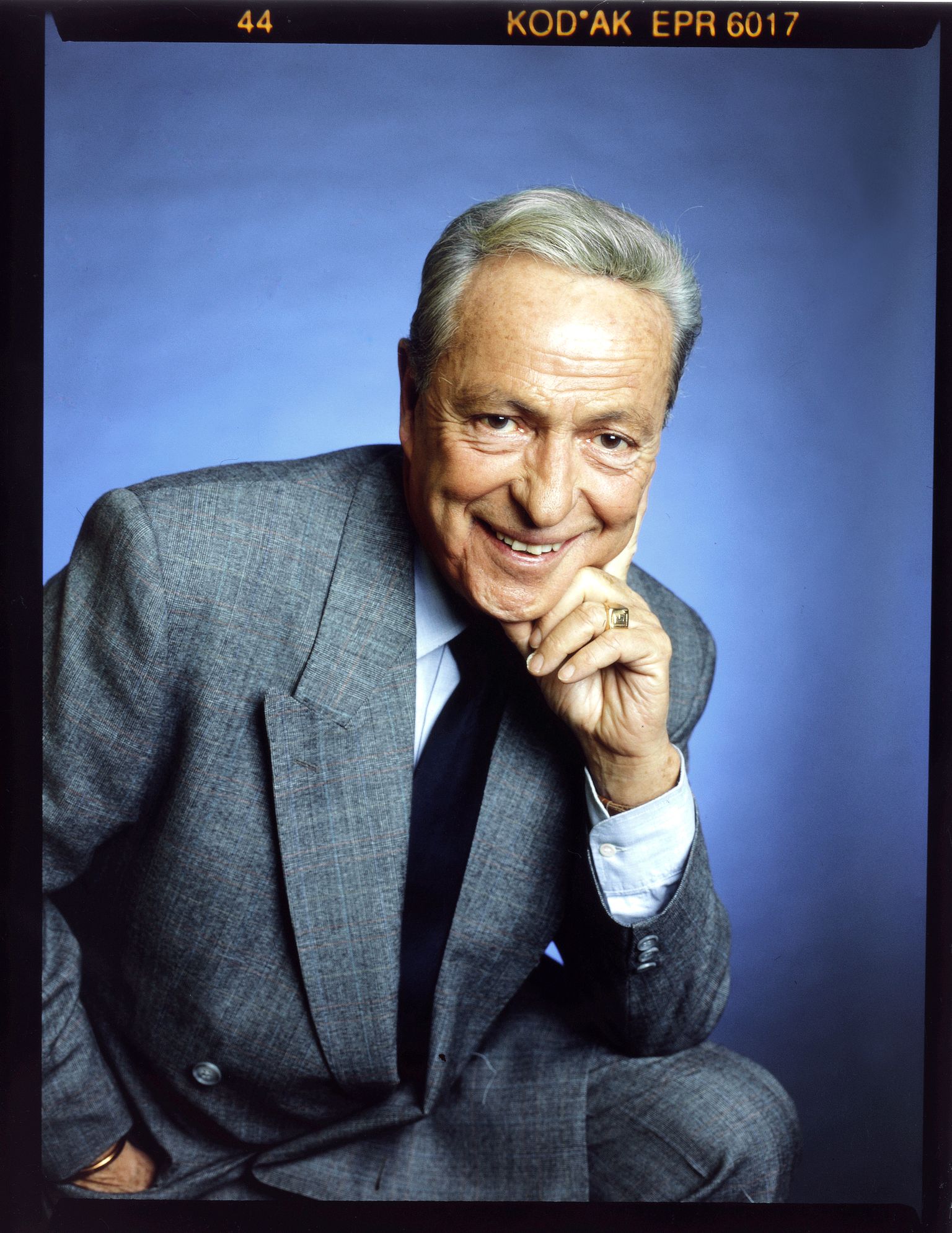 Un portrait de Guy Lux en 1991. l Source : Getty Images