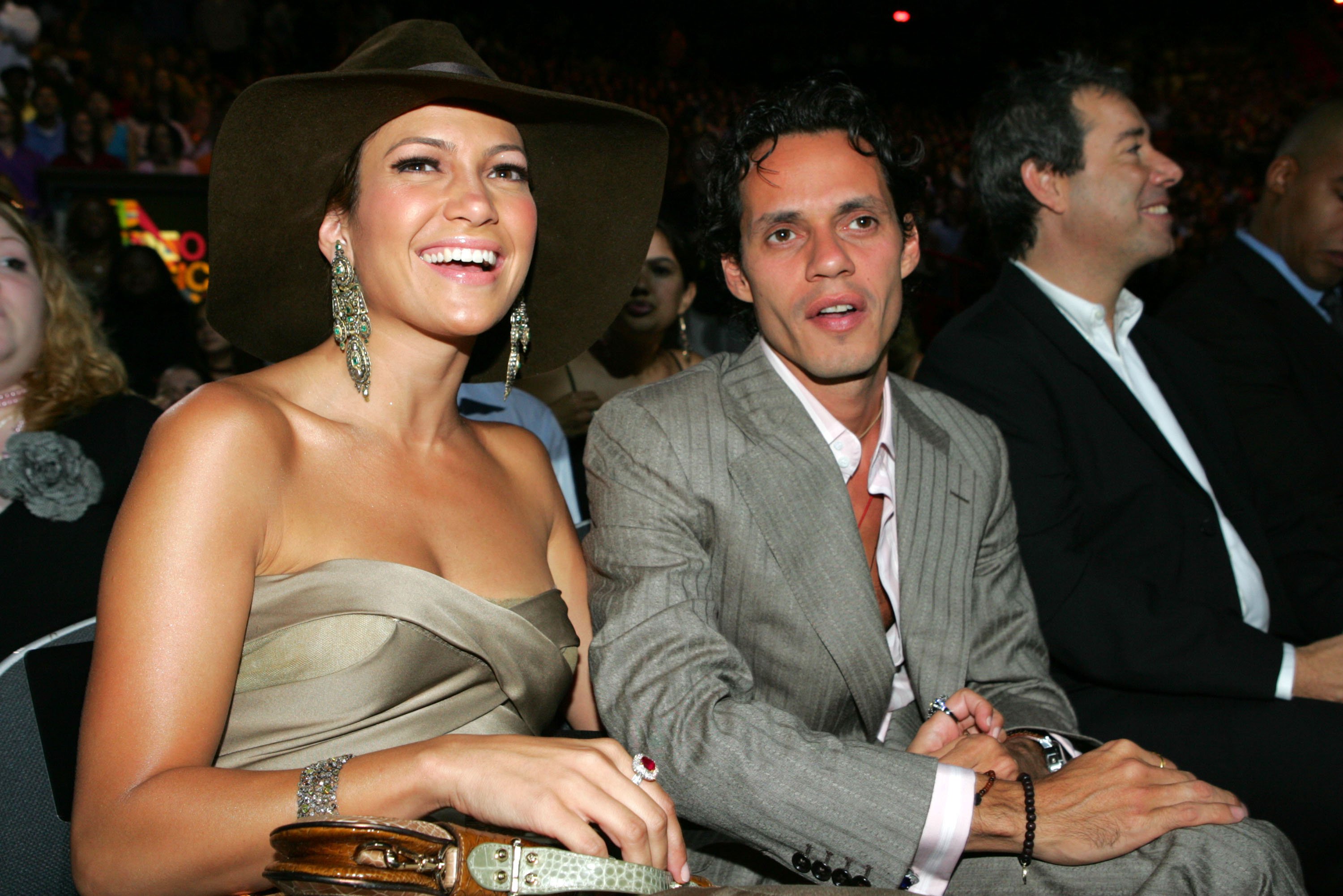 Jennifer Lopez and Marc Anthony during 2004 MTV Video Music Awards on August 29, 2004 at American Airlines Arena in Miami, Florida | Source: Getty  Images 