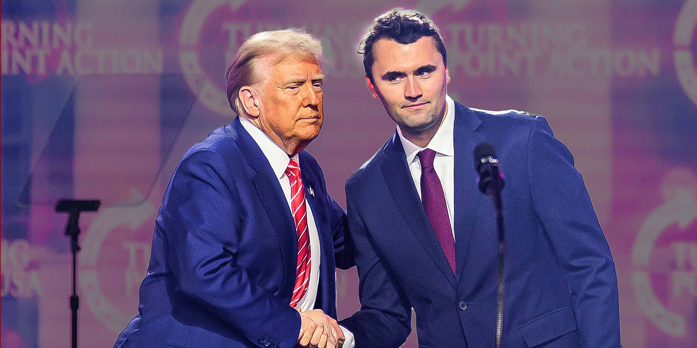 Donald Trump and Charlie Kirk | Source: Getty Images