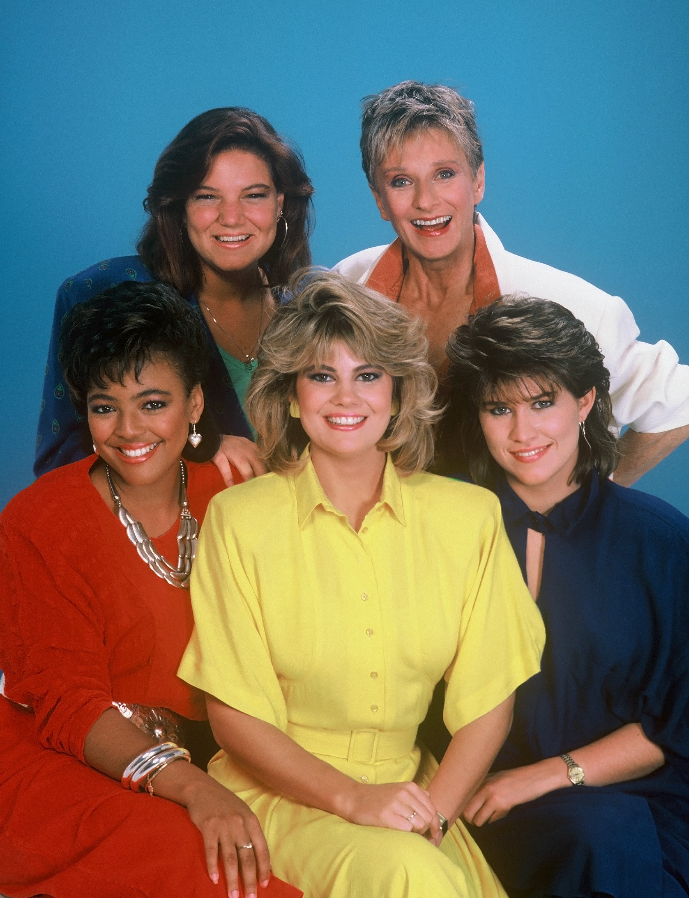 Undated picture of the former teen star posing with fellow "The Facts of Life" cast members | Source: Getty Images