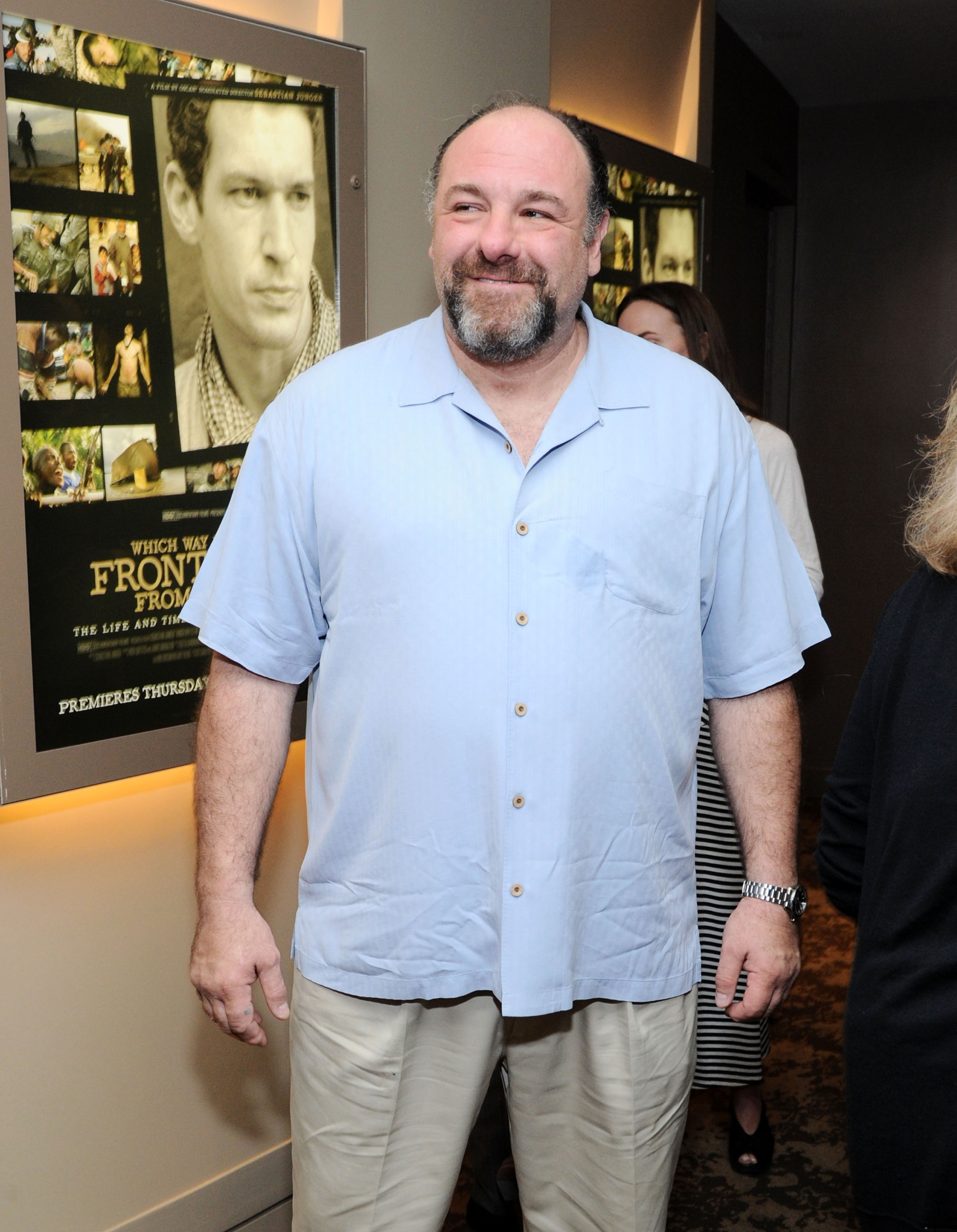 James Gandolfini had a few known roles before his death. In this photo, he attended "Which Way Is The Frontline From Here?" Premiere at HBO Theater on April 10, 2013, in New York City, New York. | Source: Getty Images