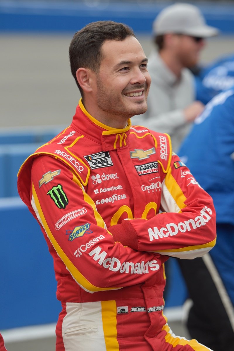 Kyle Larson on March 1, 2020 at Auto Club Speedway in Fontana, California | Photo: Getty Images