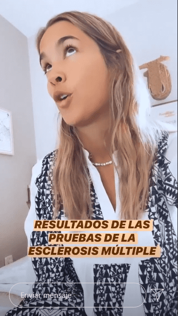 Captura de pantalla de la historia de Instagram de María Pombo. | Foto: Instagram / mariapombo