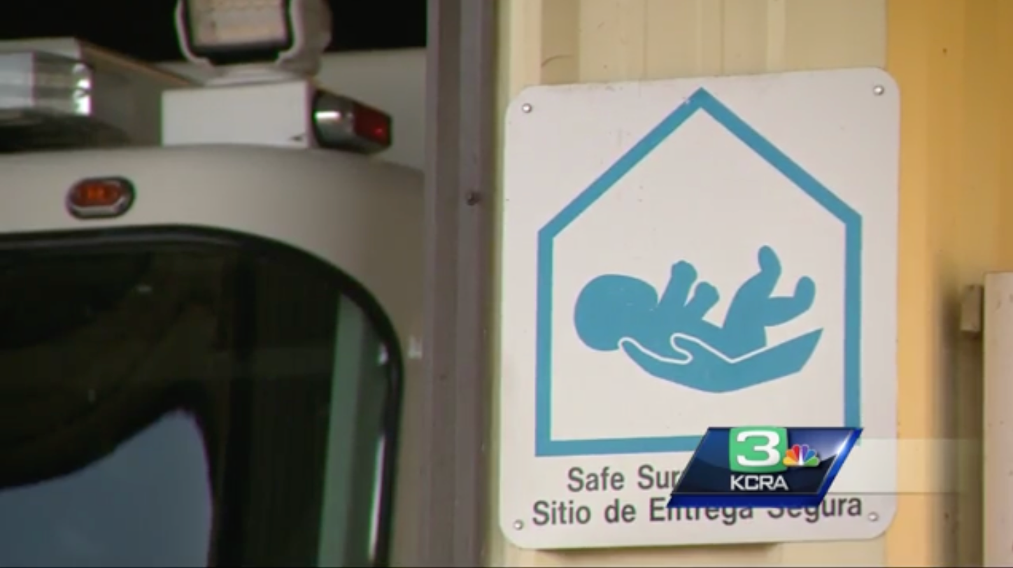 A designated safe surrender site at a local fire station in California | Source: YouTube.com/KCRA 3