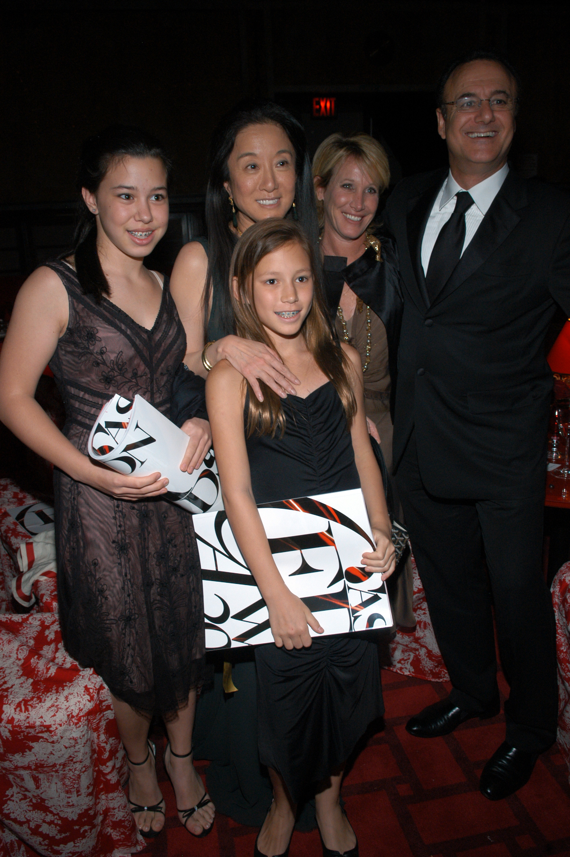 Cecilia Becker, Josephine Becker, and Vera Wang at the Council of Fashion Designers of America's 2005 Fashion Awards in New York City on June 6, 2005 | Source: Getty Images