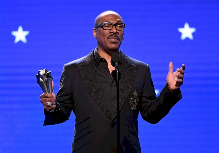 Eddie Murphy onstage during the 25th Annual Critics' Choice Awards at Barker Hangar on January 12, 2020, in Santa Monica, California. | Photo by Kevin Winter/Getty Images for Critics Choice Association