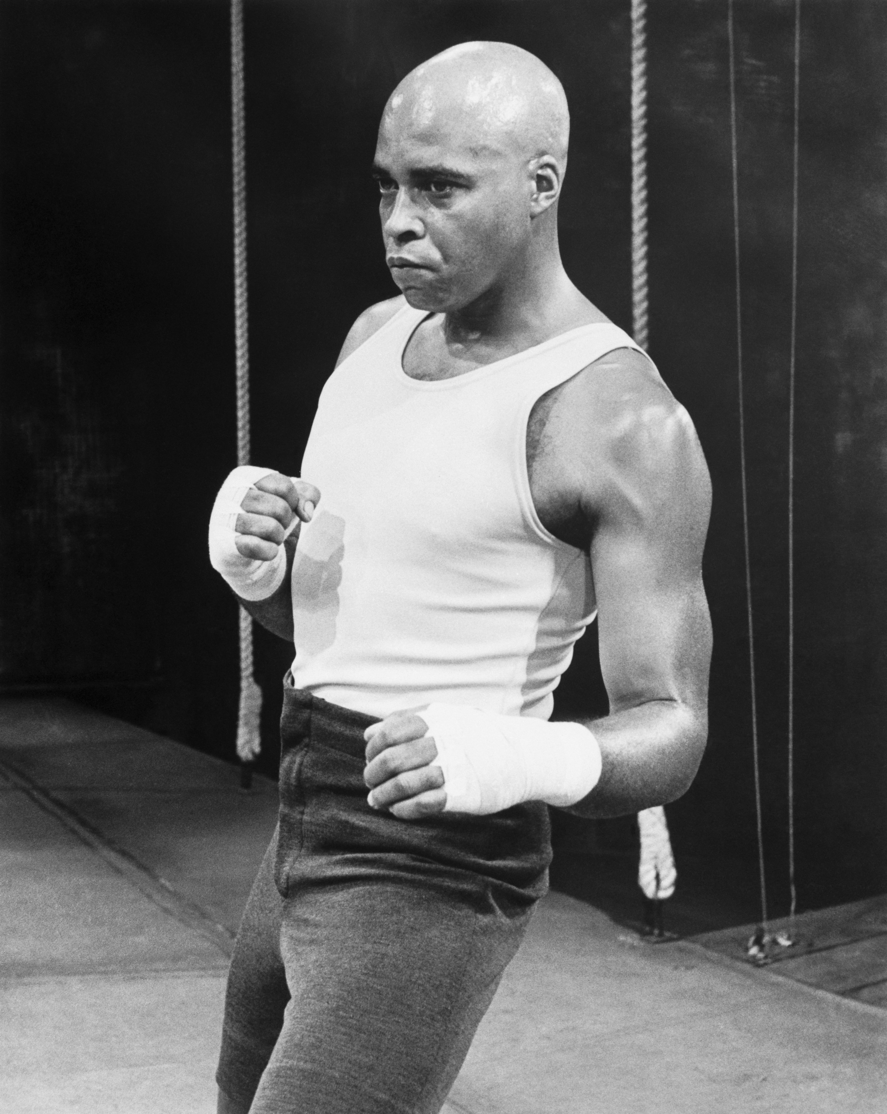 Picture of James Earl Jones dressed in boxing attire | Source: Getty Images 
