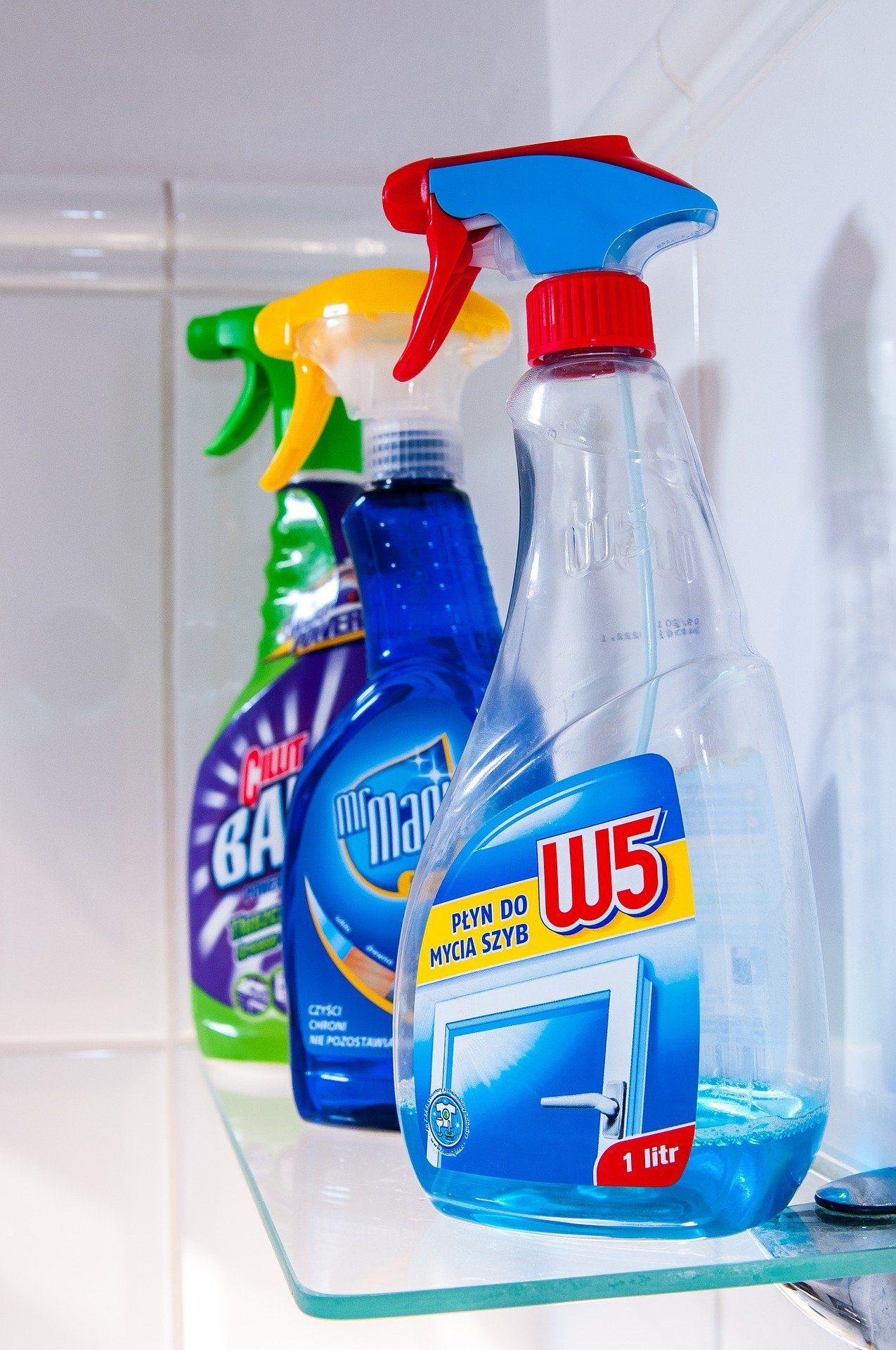 Diversos productos de limpieza. Fuente: Pixabay