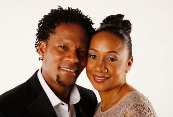 D.L. Hughley and wife Ladonna Hughley at the 39th NAACP Image Awards n 2008 | Source: Getty Images