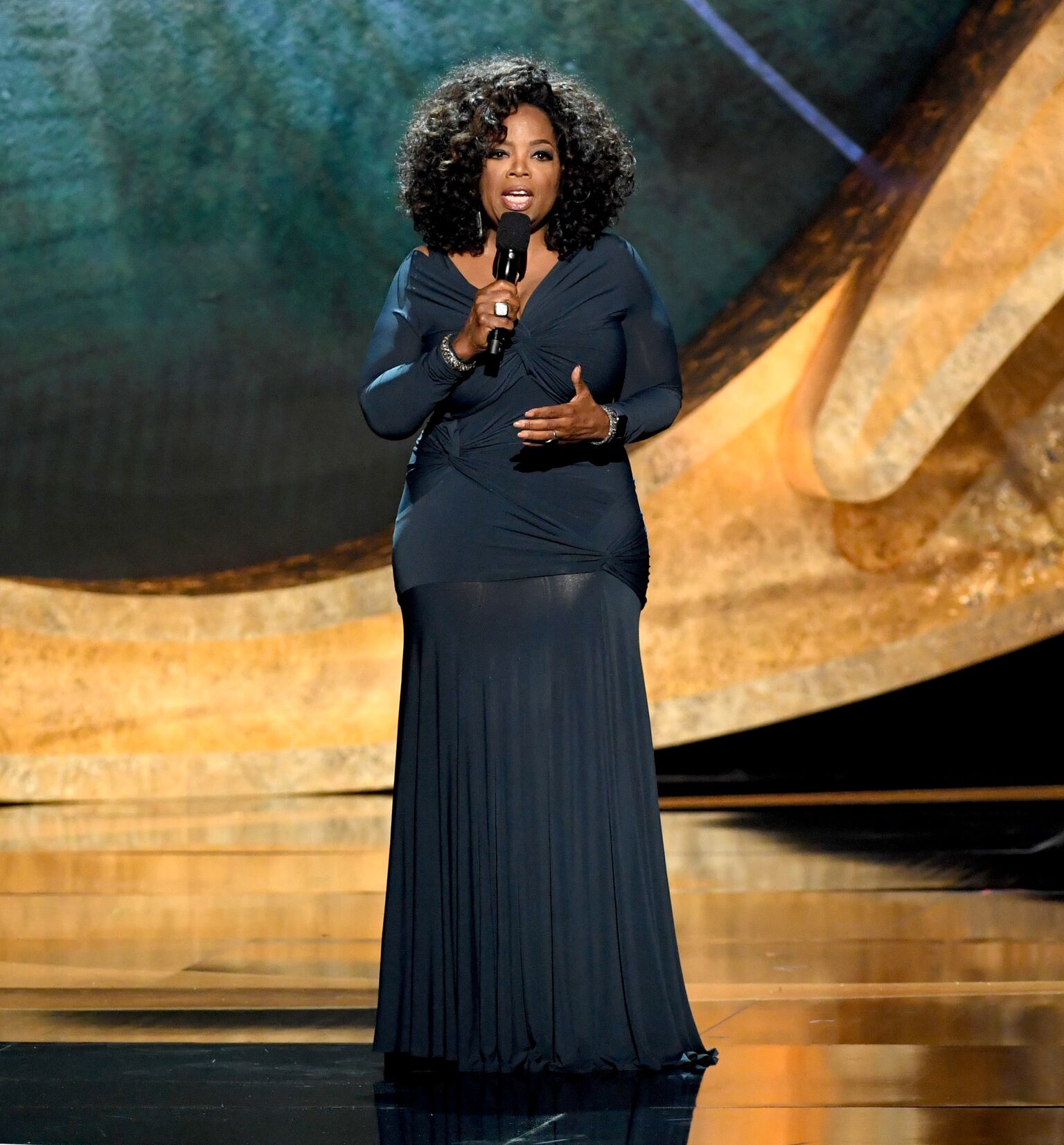 Oprah Winfrey speaks onstage at Q85: A Musical Celebration for Quincy Jones at the Microsoft Theatre  | Getty Images
