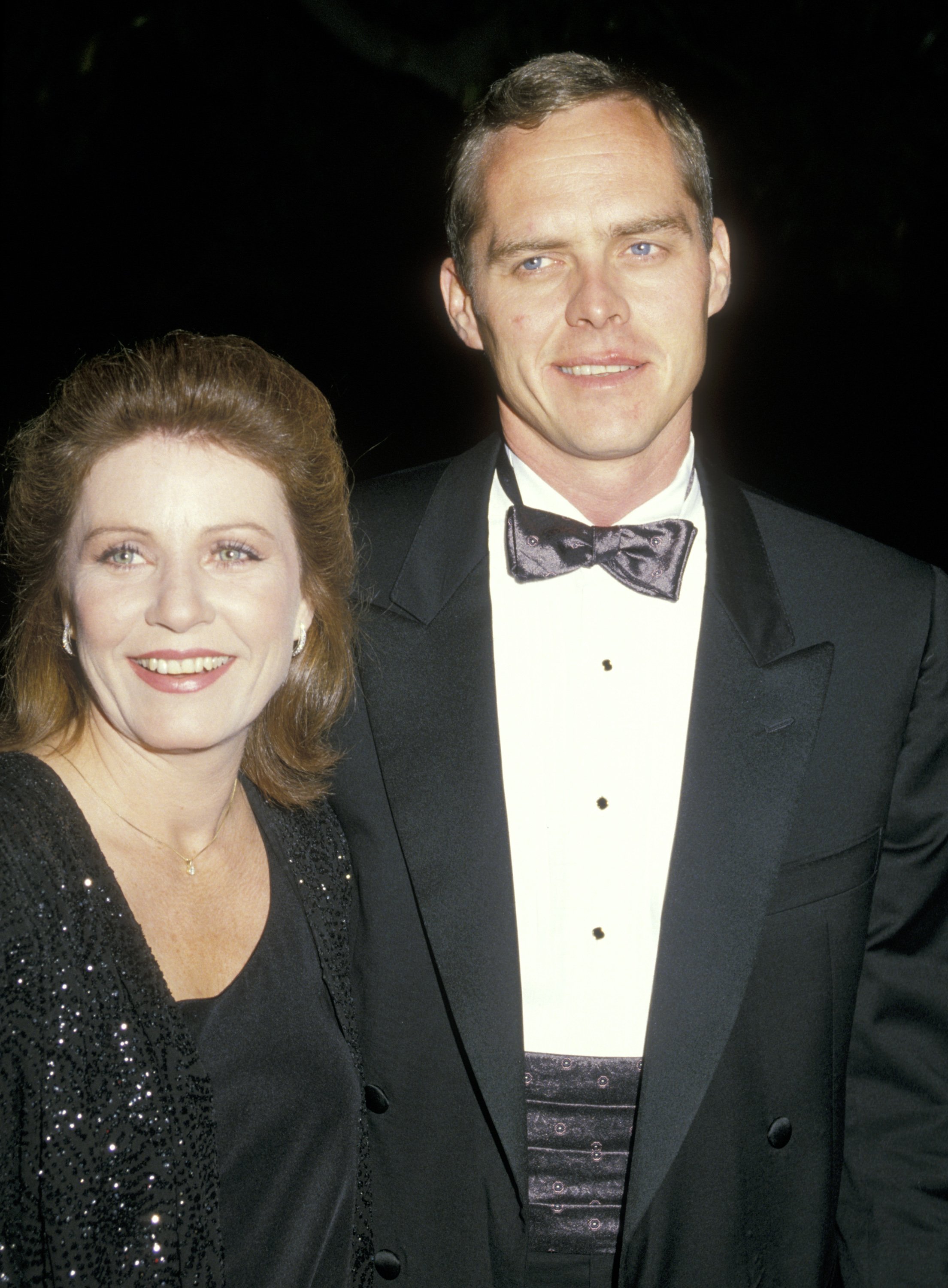 Patty Duke and Michael Pearce during Actors Fund Benefit - September 12, 1987 at Virginia Robinson Gardens in Beverly Hills, California, United States. | Source: Getty Images