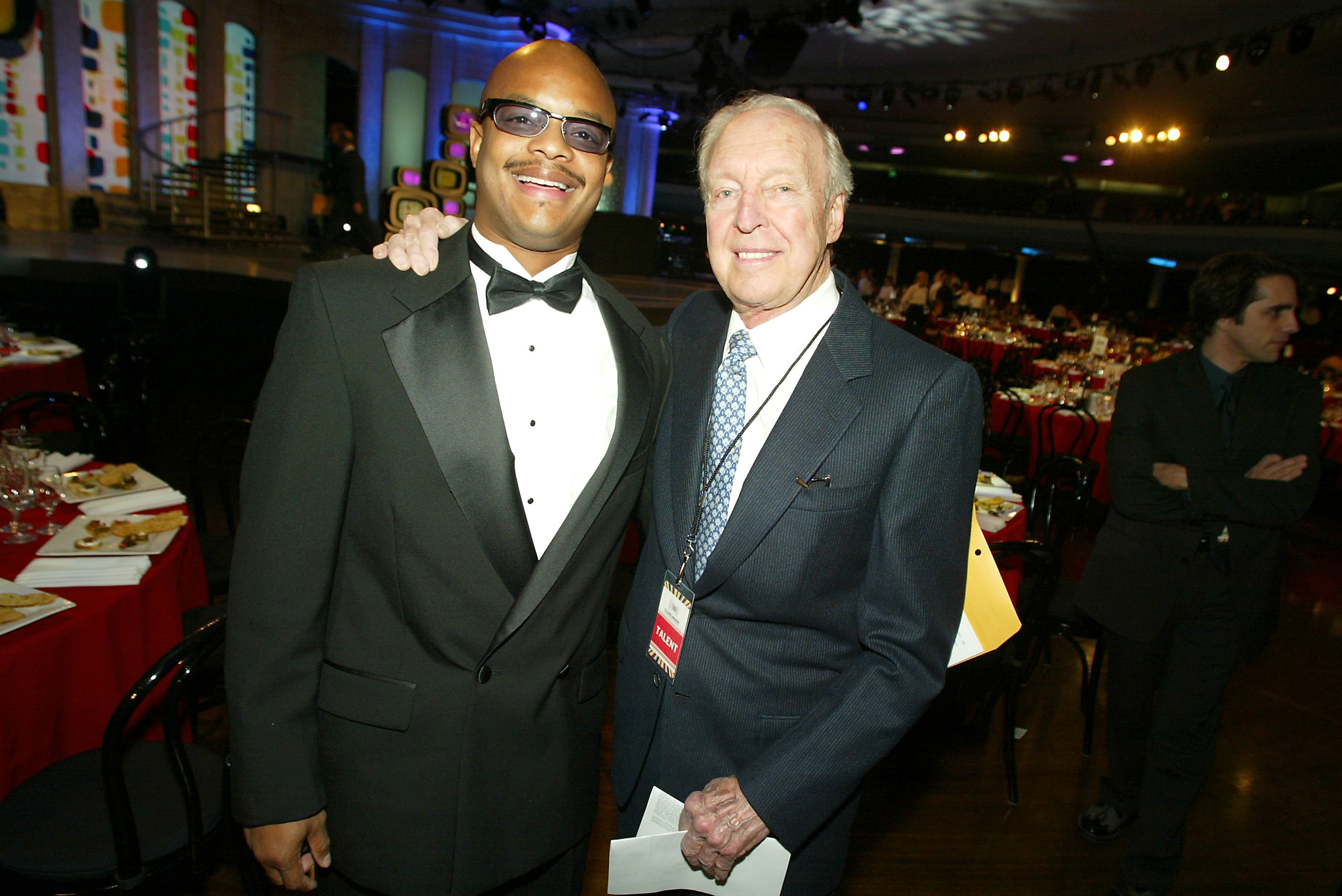 Actor Todd Bridges poses with Conrad Bain during the TV Land Awards 2003 at the Hollywood Palladium in California. I Image: Getty Images.