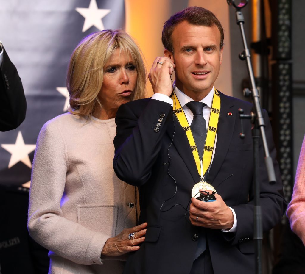 Brigitte Macron et son mari Emmanuel Macron | Photo : Getty Images