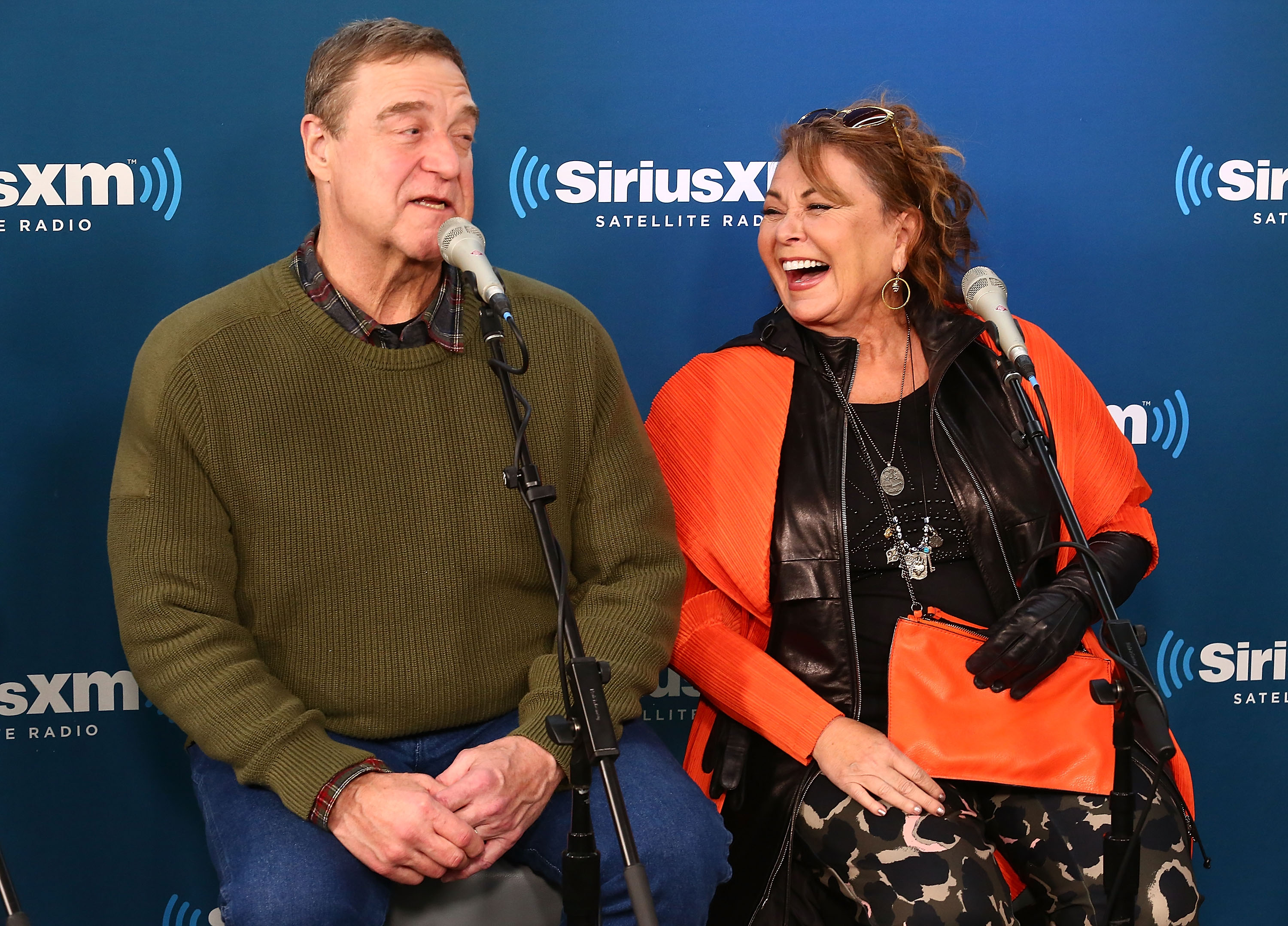 John Goodman and Roseanne Barr on March 27, 2018 in New York City. | Source: Getty Images