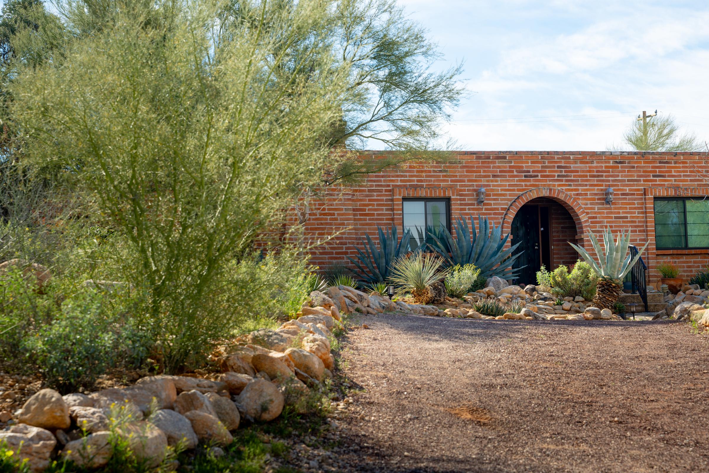 Nancy Guthrie's residence is seen in Tucson, Arizona on February 10, 2026. | Source: Getty Images