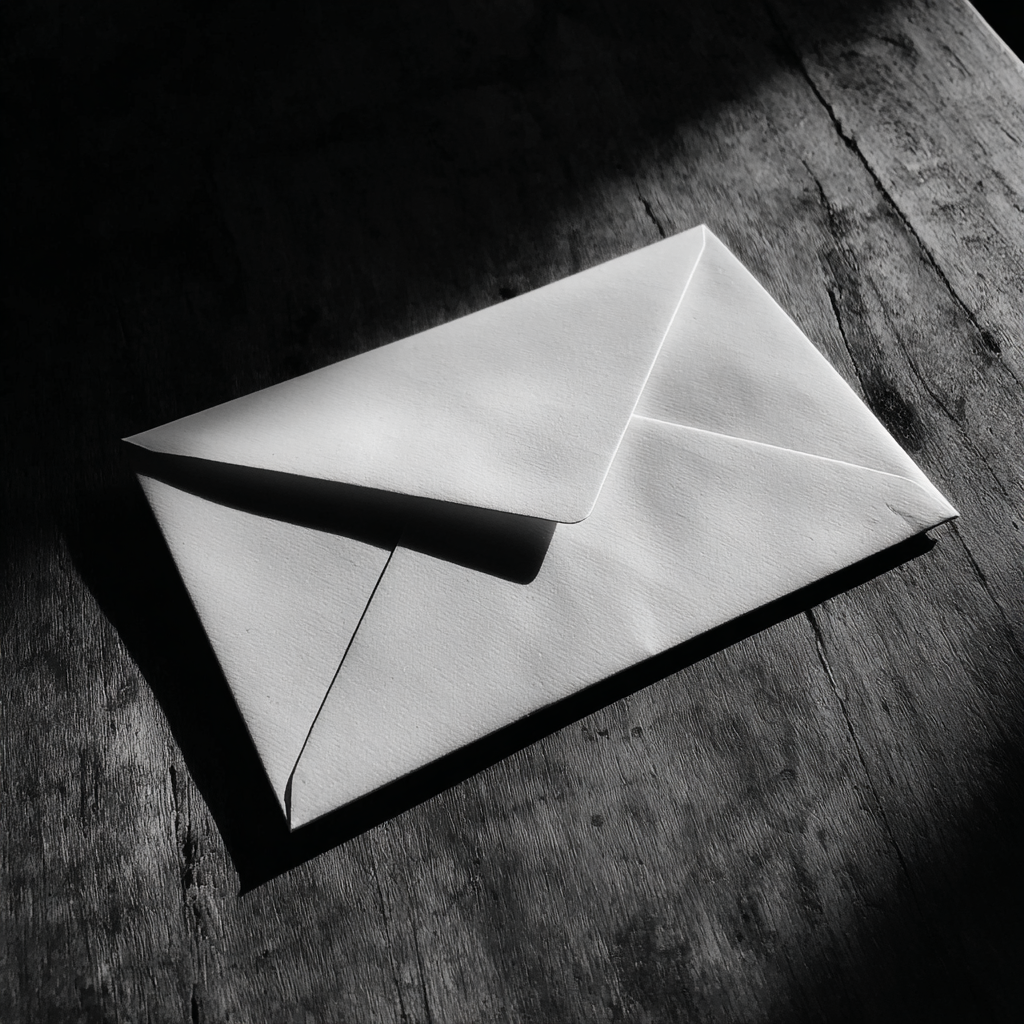 An envelope on a table | Source: Midjourney