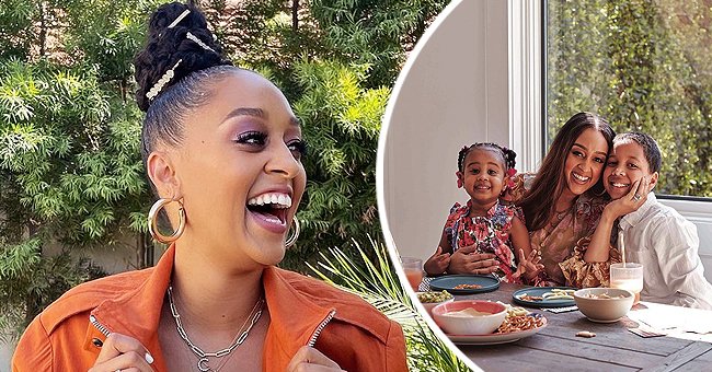 A picture of "Sister, Sister" actress, Tia Mowry, and her kids. | Photo: Instagram/Tiamowry