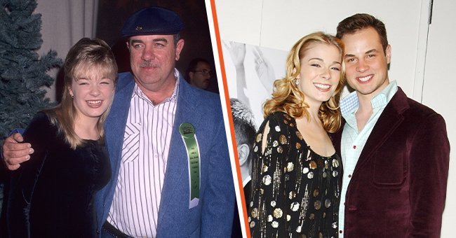 A side-by-side photo of LeAnn Rimes with her father, Wilbur, and ex-husband Dean Sheremet during her introduction as the new spokesperson for the JCPenney Wedding Registry March 3, 2006 in New York City. | Source: Getty Images