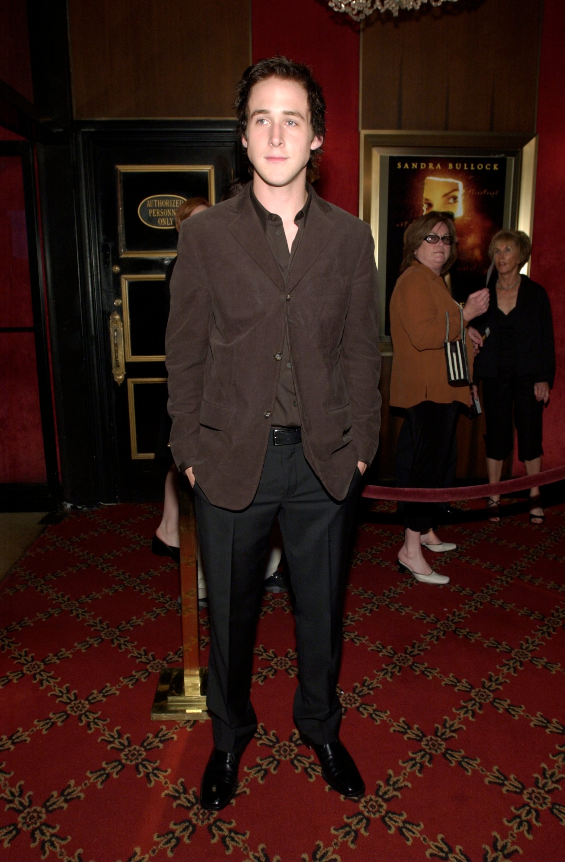 Ryan Gosling at the premiere of "Murder by Numbers" on April 16, 2002, in New York City | Source: Getty Images