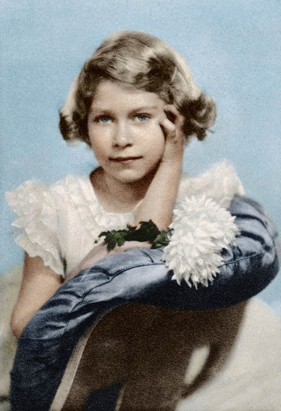 Queen Elizabeth II as a child. | Image: Getty Images.