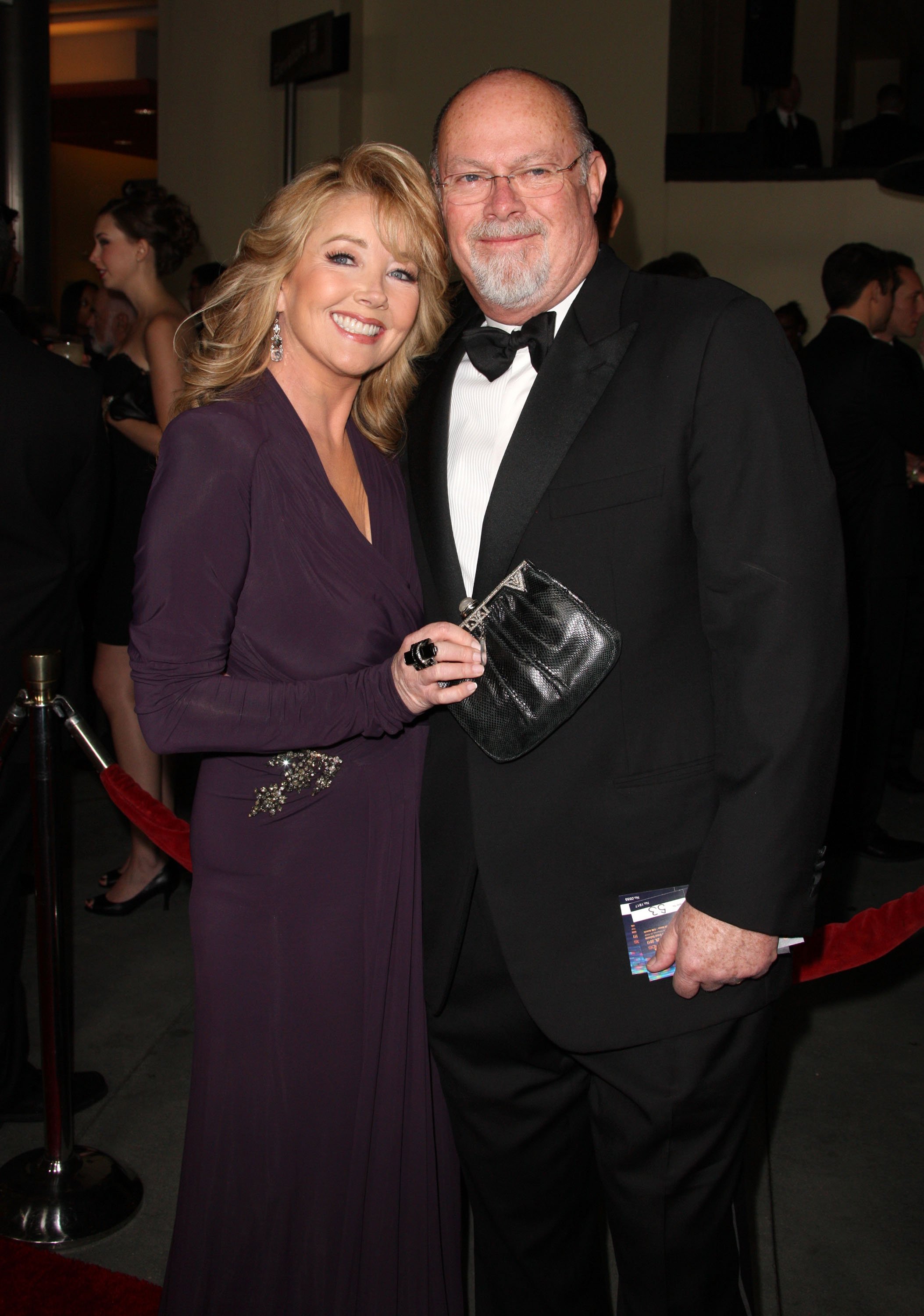 Actress Melody Thomas Scott (L) and husband producer Edward Scott arrive at the 63rd Annual Directors Guild Of America Awards held at the Grand Ballroom at Hollywood & Highland on January 29, 2011 in Hollywood, California. | Source: Getty Images