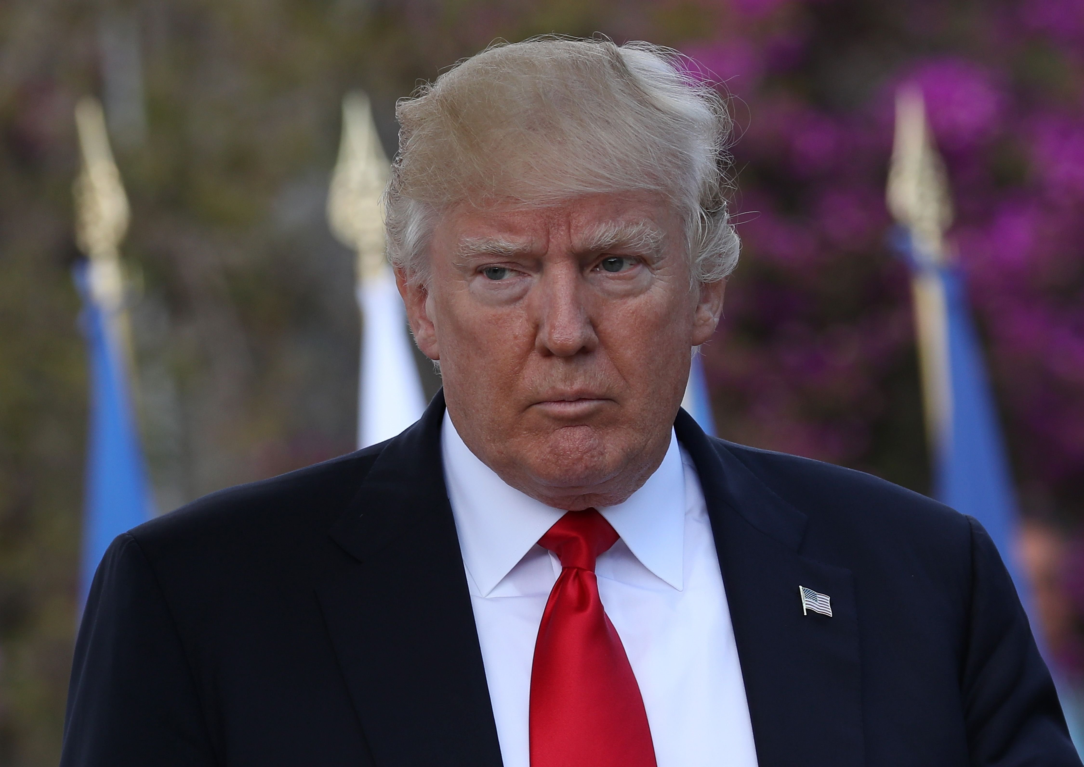 President Donald Trump at the G7 Taormina summit on the island of Sicily on May 27, 2017 in Taormina, Italy | Photo: Getty Images 