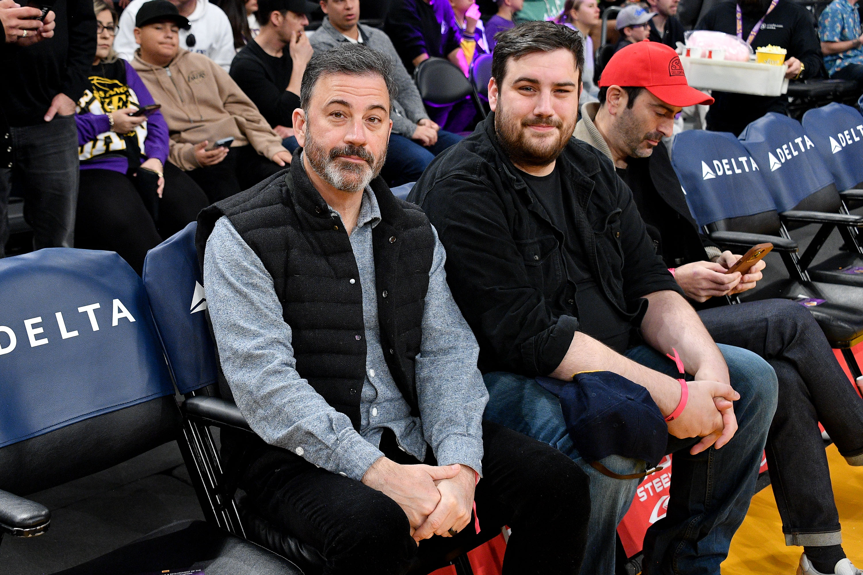 Jimmy Kimmel and Kevin Kimmel on March 26, 2023 in Los Angeles, California | Source: Getty Images
