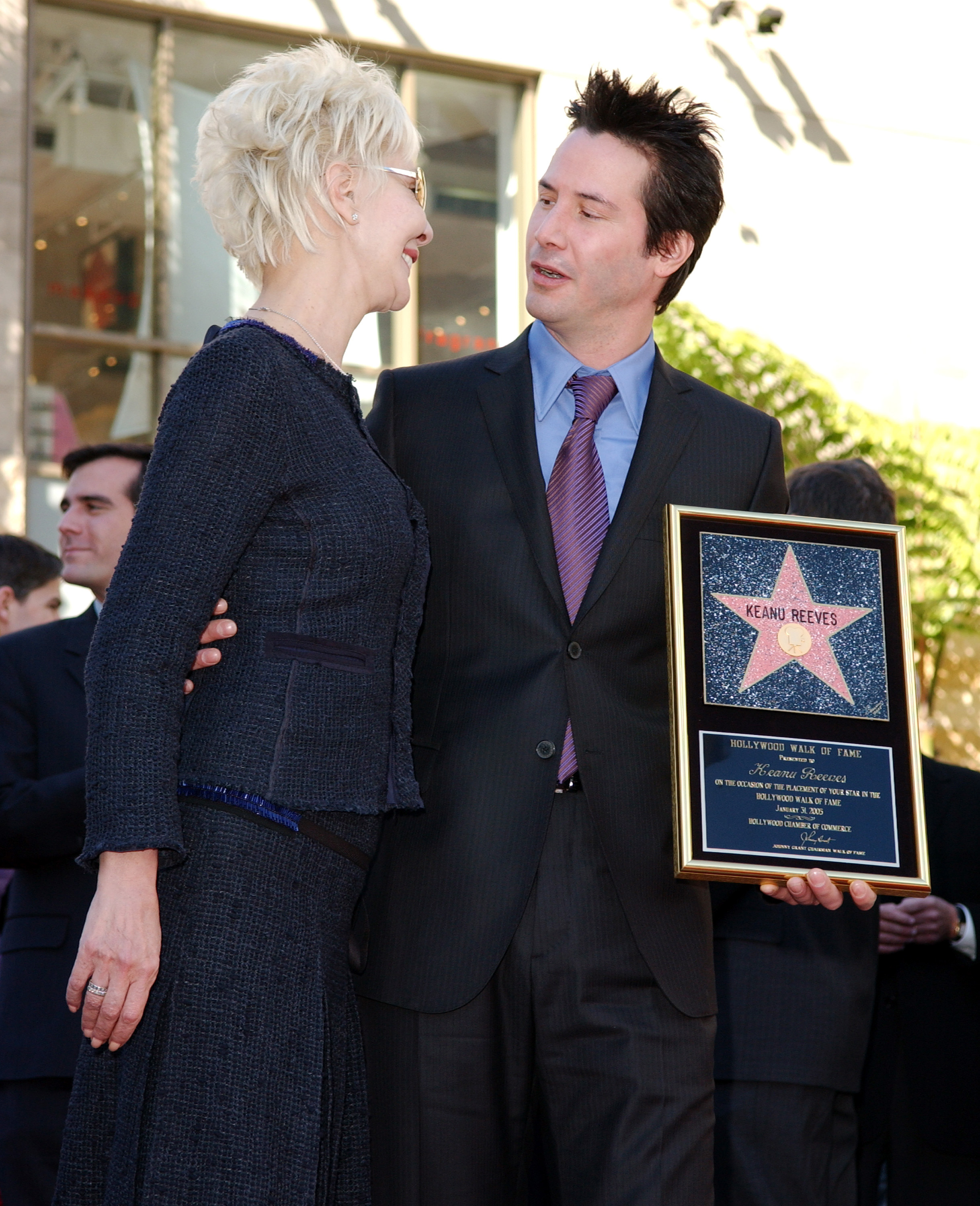 Keanu Reeves und Patricia Taylor in Hollywood, Kalifornien, im Jahr 2005 | Quelle: Getty Images