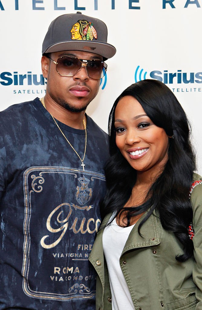 Shannon Brown and Monica visit SiriusXM Studio on August 8, 2012 in New York City. | Source: Getty Images