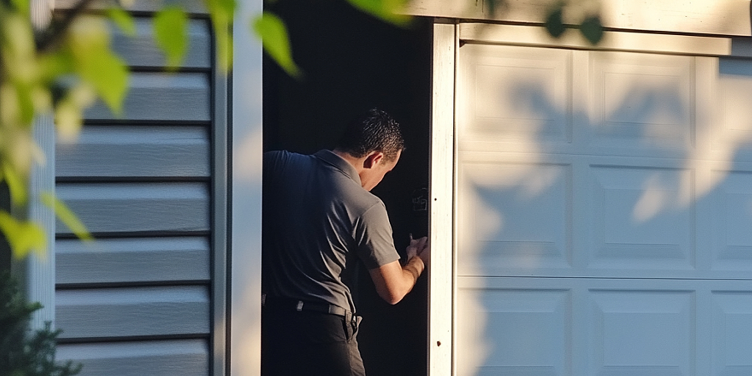 Man entering a garage | Source: Amomama