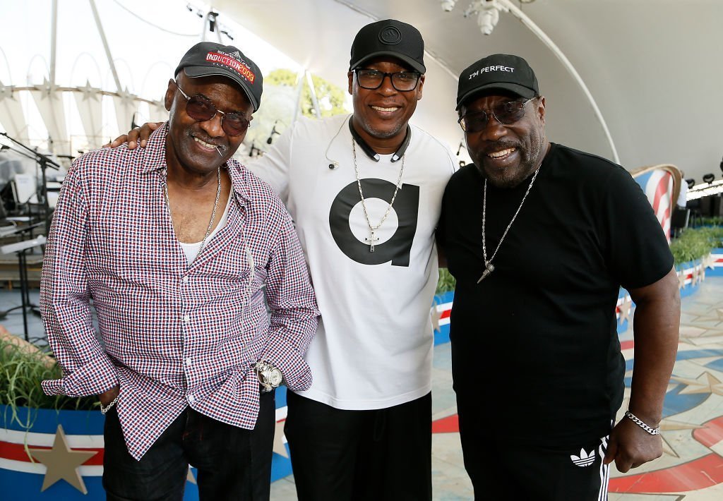 Walter Williams, Eric Grant and Eddie Levert of The O'Jays perfom during A Capitol Fourth rehearsals on the West Lawn of the U.S. Capitol Building | Source: Getty Images