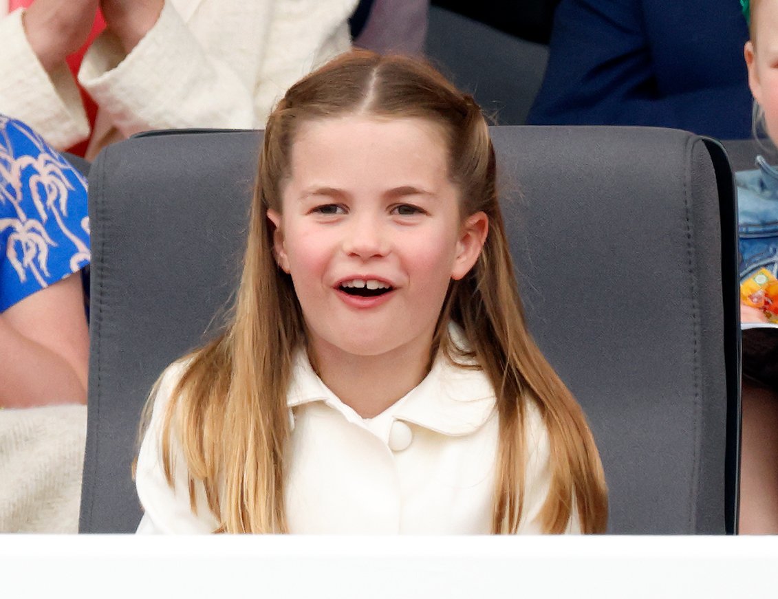  Princess Charlotte of Cambridge attends the Platinum Pageant on The Mall on June 5, 2022 in London, England. | Source: Getty Images